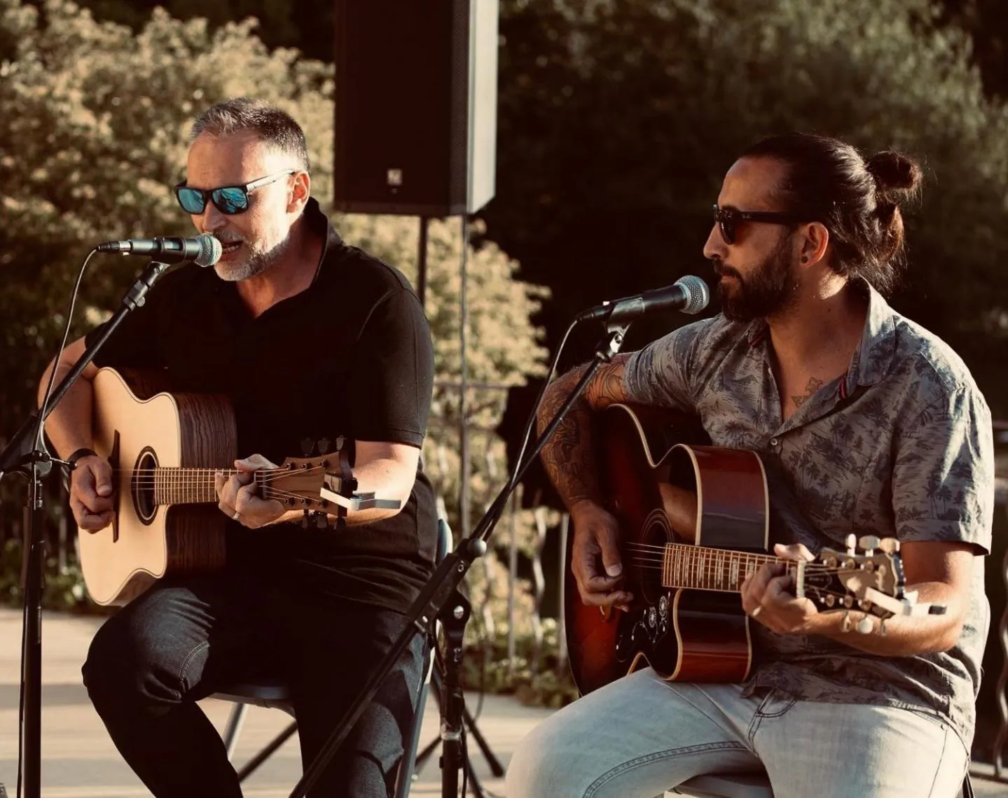 Evening entertainment in Domaine Gao