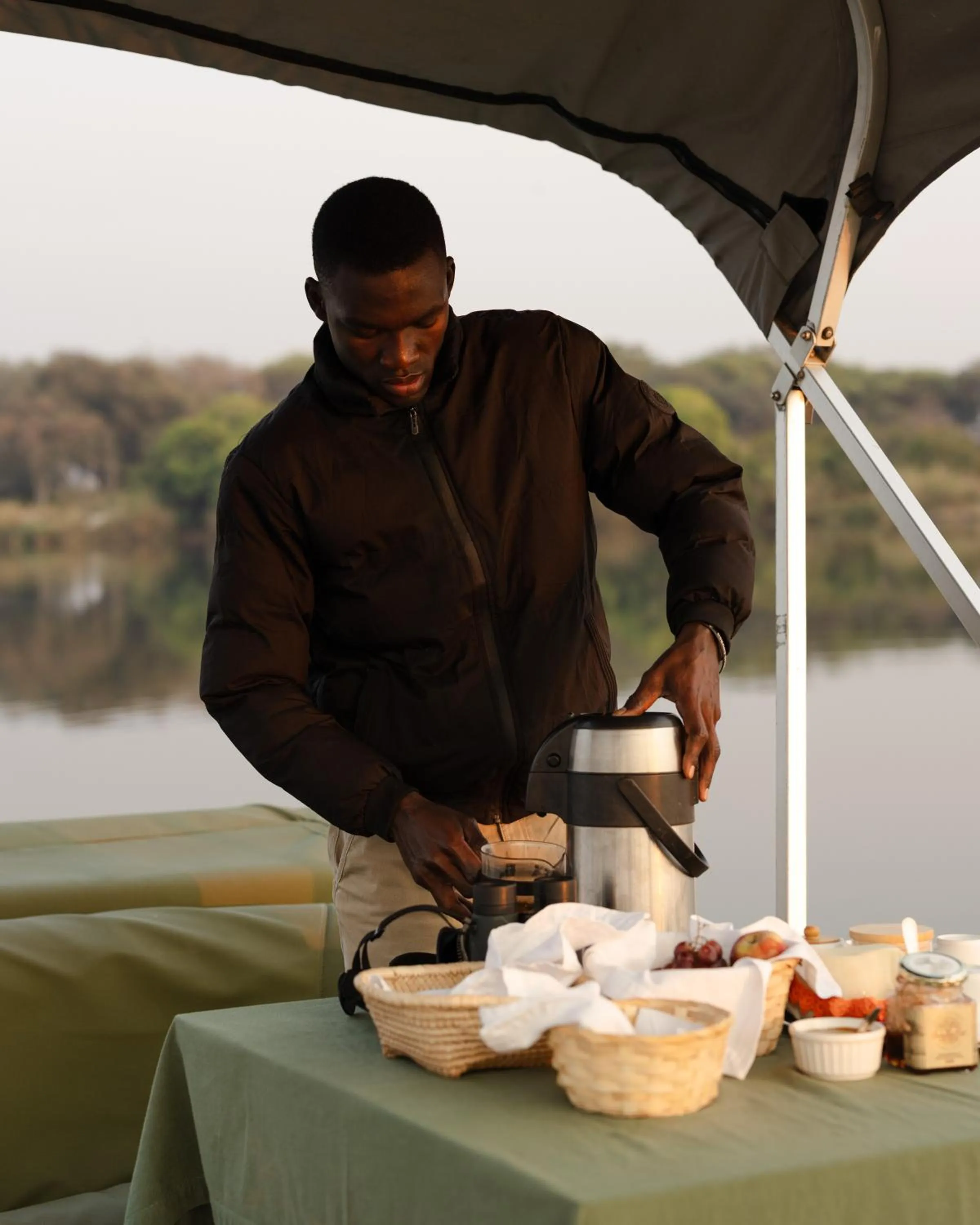 Staff in Zambezi Dusk River Facing-all inclusive-Luxury Accommodation