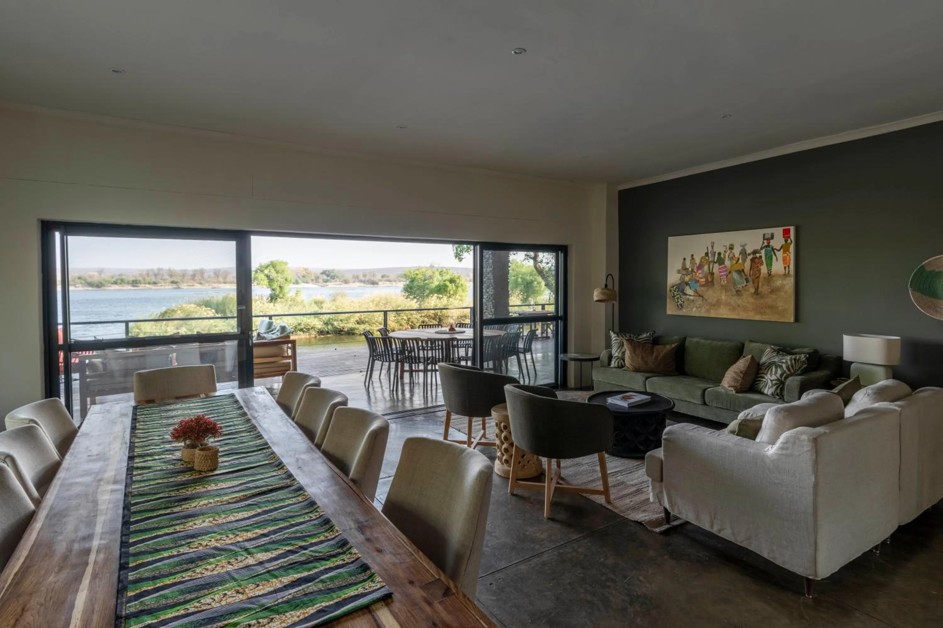 Natural landscape in Zambezi Dusk River Facing-all inclusive-Luxury Accommodation