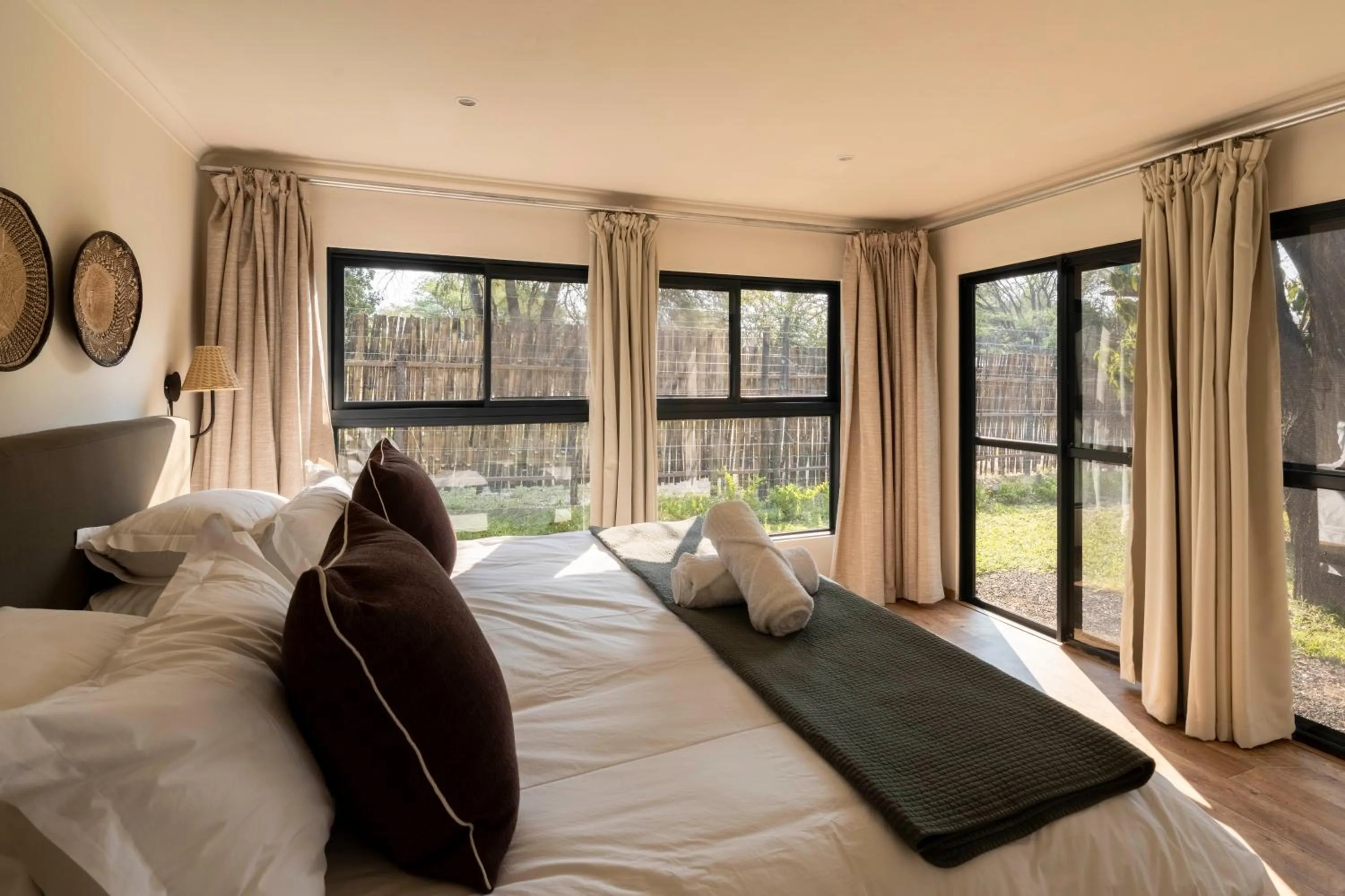 Bed in Zambezi Dusk River Facing-all inclusive-Luxury Accommodation