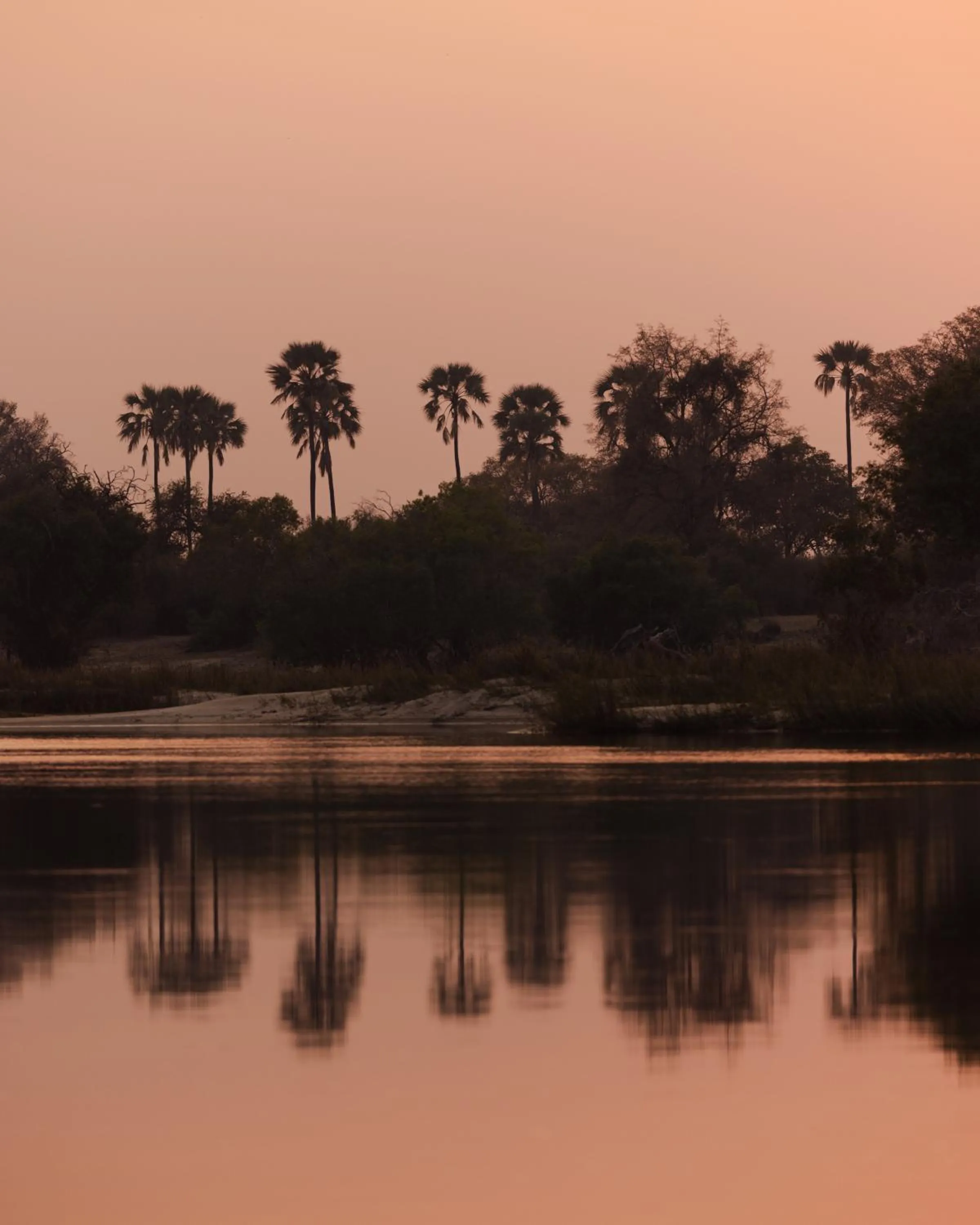 Natural landscape in Zambezi Dusk River Facing-all inclusive-Luxury Accommodation