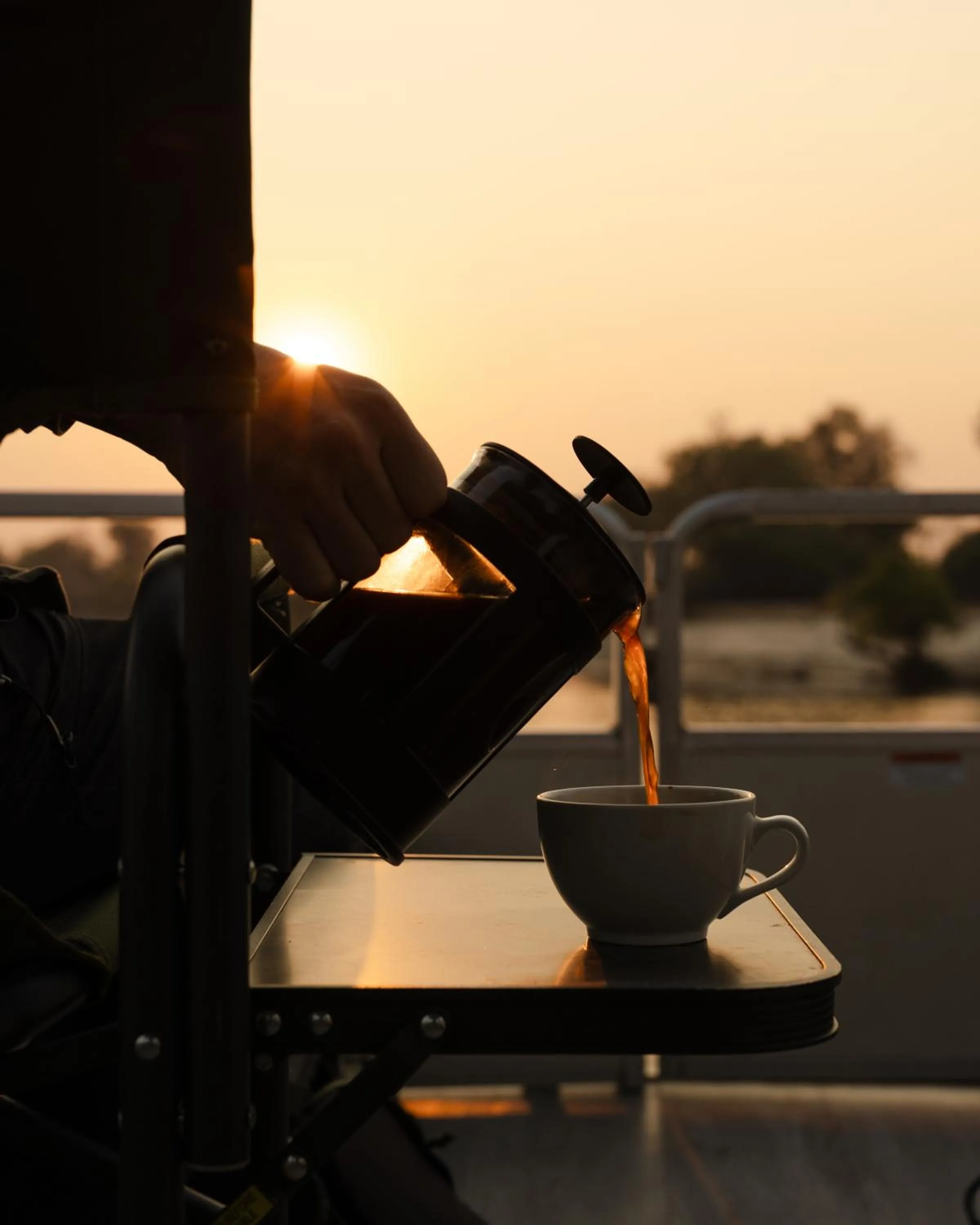 Coffee/tea facilities in Zambezi Dusk River Facing-all inclusive-Luxury Accommodation