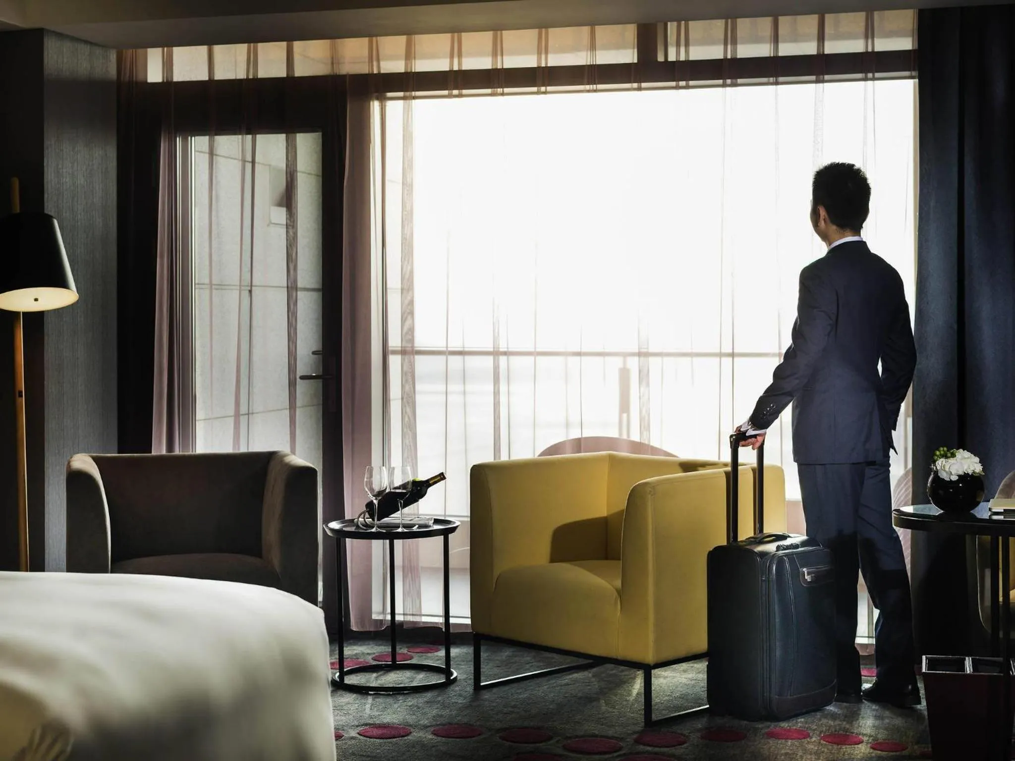 Bedroom in Pullman Nanjing Lukou Airport