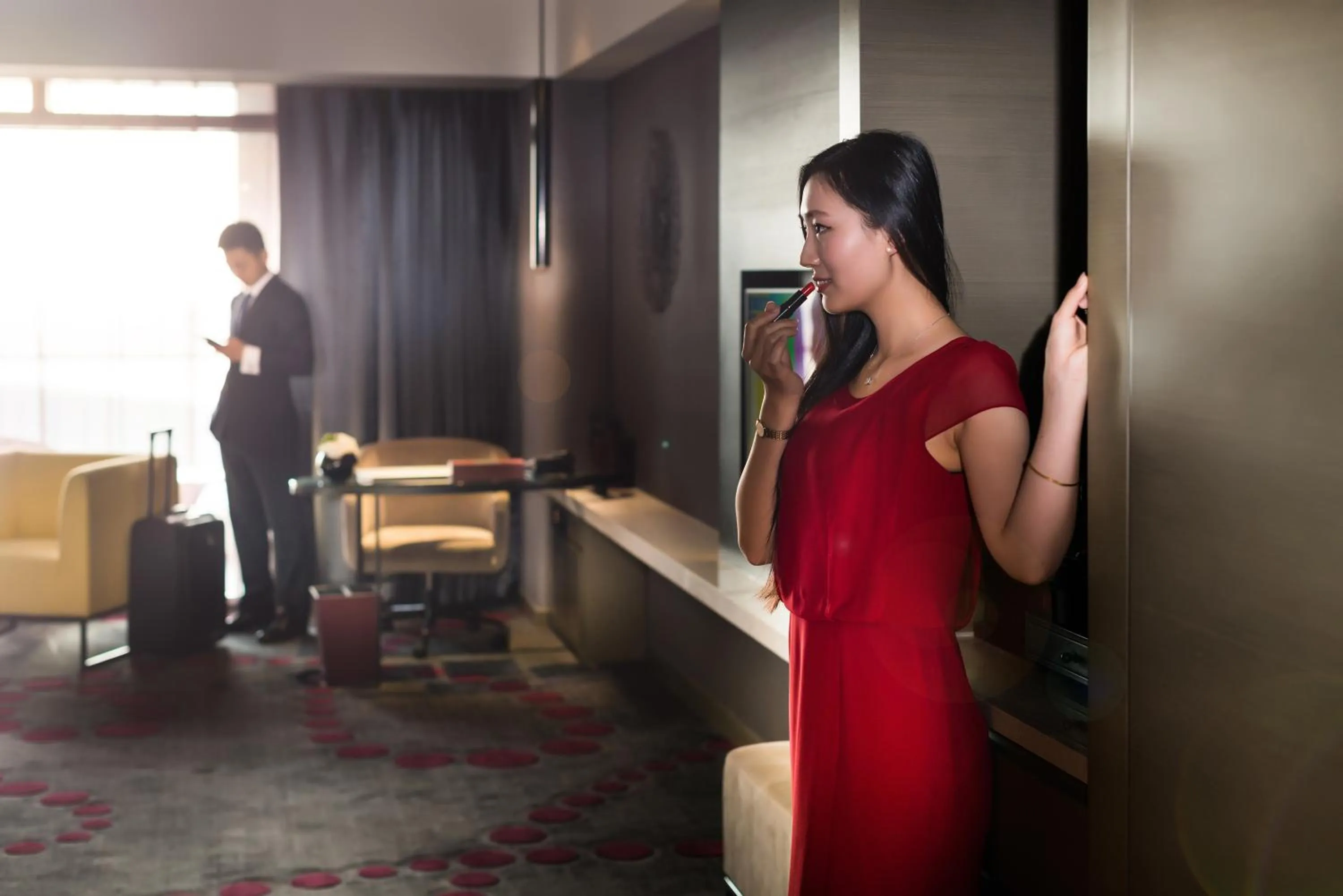 People in Pullman Nanjing Lukou Airport