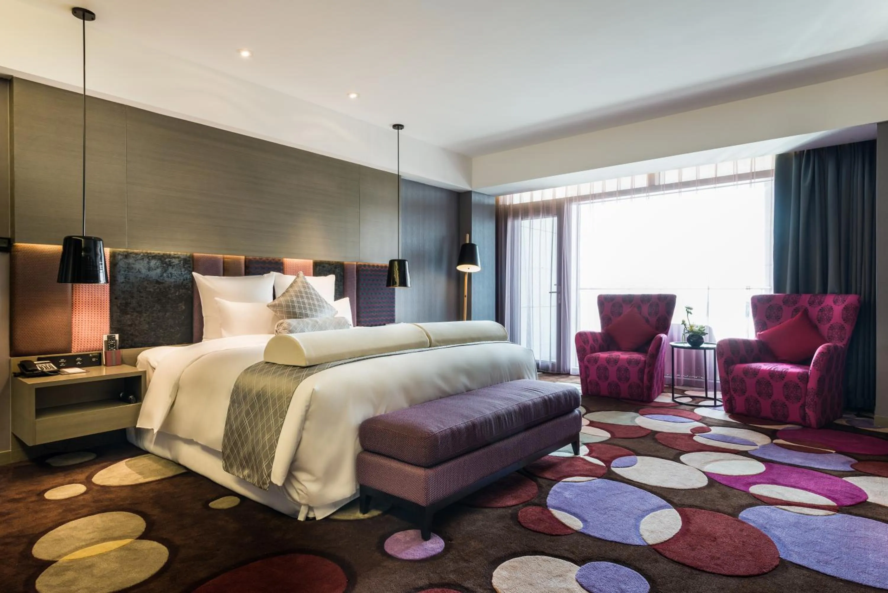 Bedroom, Bed in Pullman Nanjing Lukou Airport