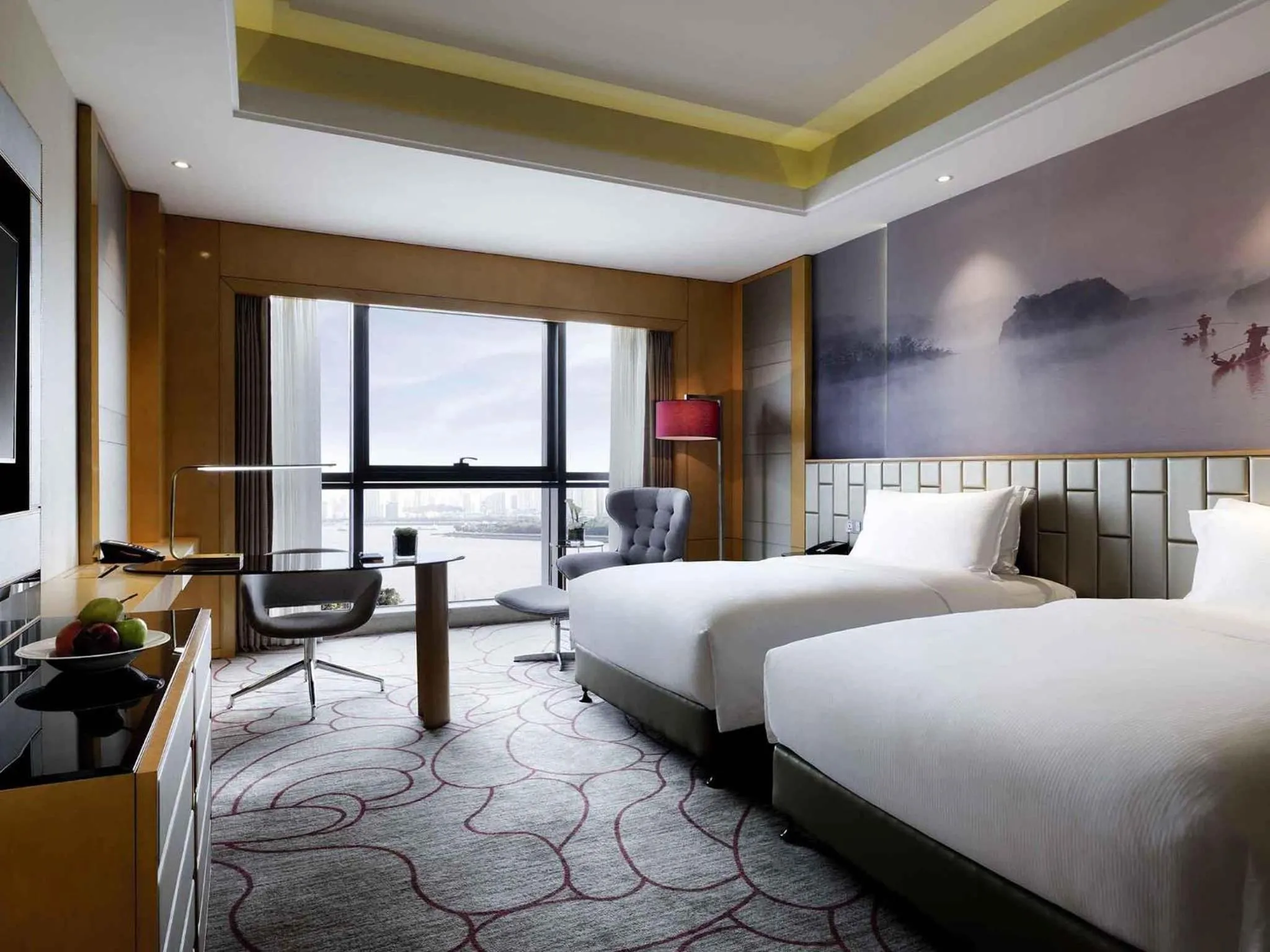 Deluxe Double Room with River or Park View - single occupancy in Pullman Wenzhou