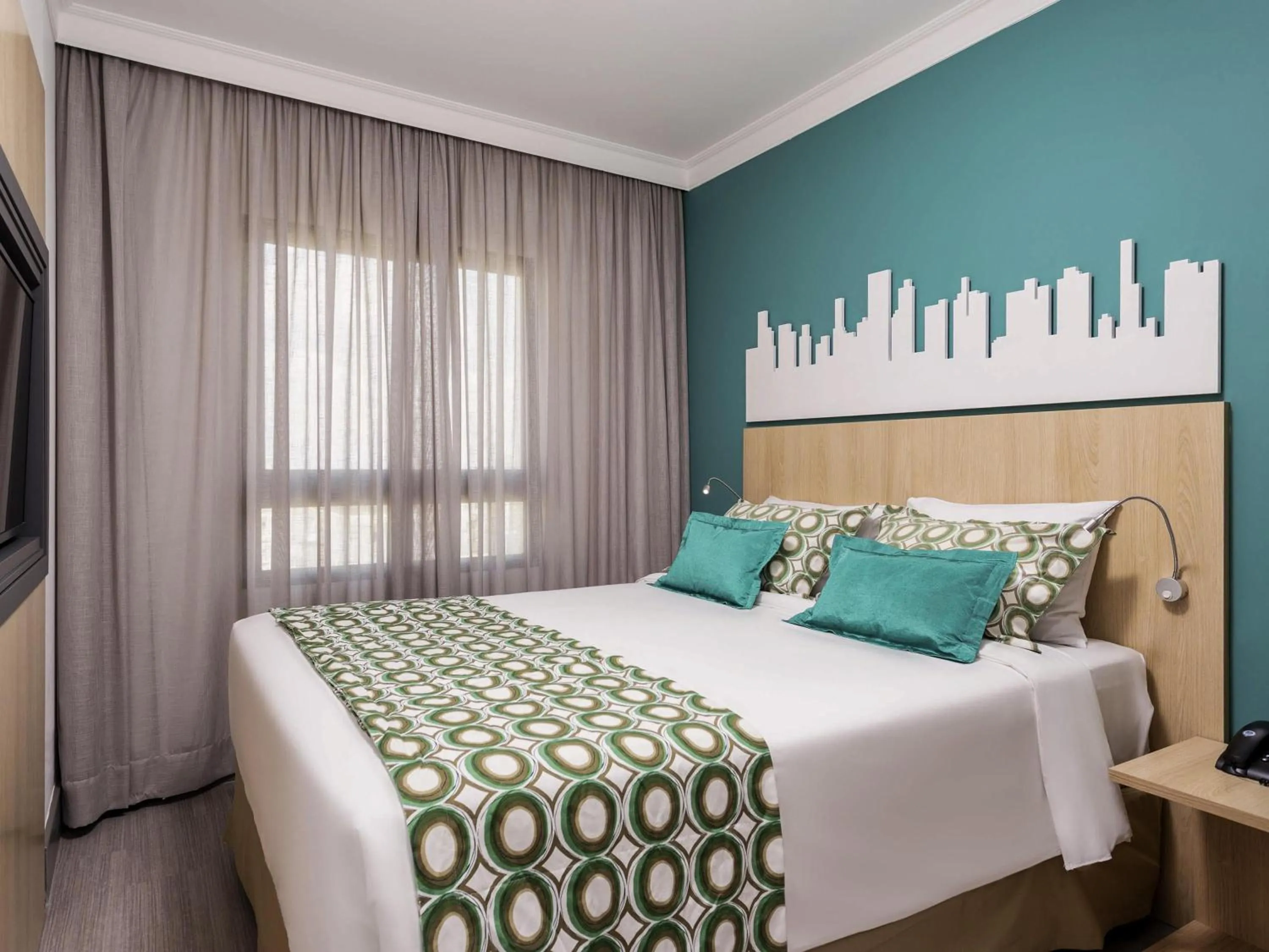 Bedroom, Bed in Mercure Sao Paulo Pinheiros