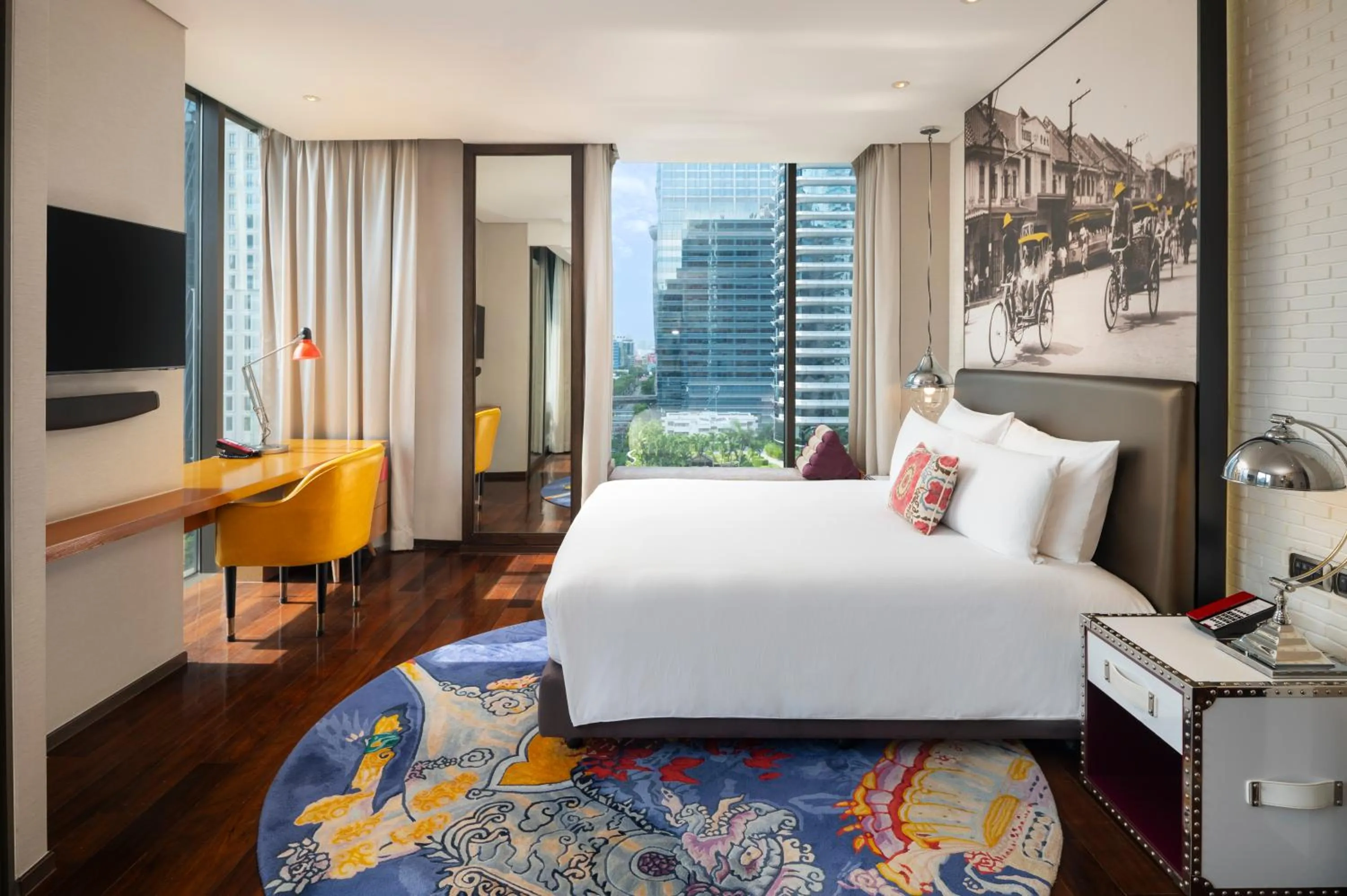 Bed in Hotel Indigo Bangkok Wireless Road by IHG