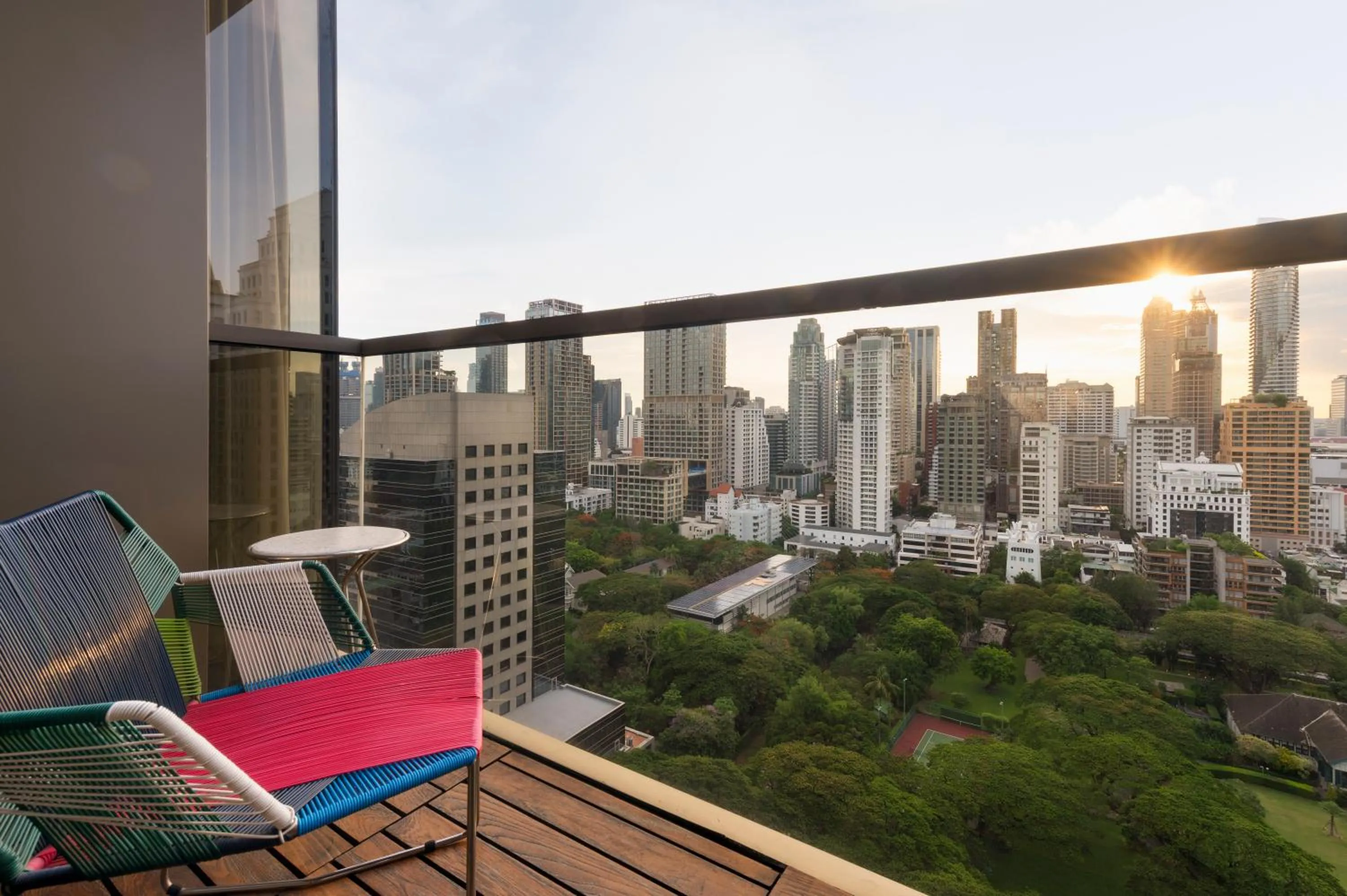 Balcony/Terrace in Hotel Indigo Bangkok Wireless Road by IHG