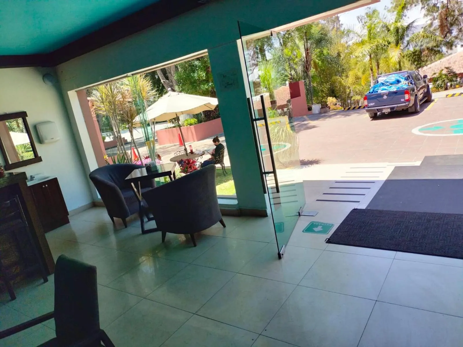 Living room in HOTEL PUNTA GALERIA