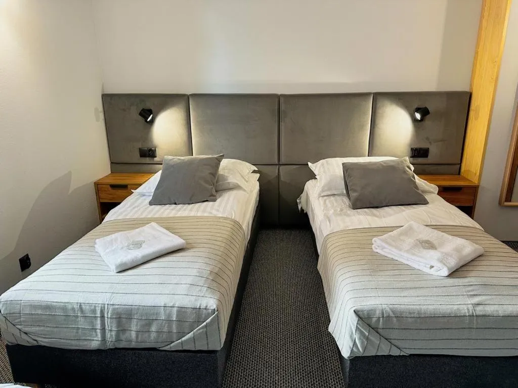Bed in Hotel Czerwone Korale