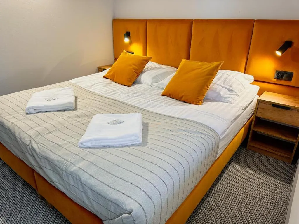 Bed in Hotel Czerwone Korale