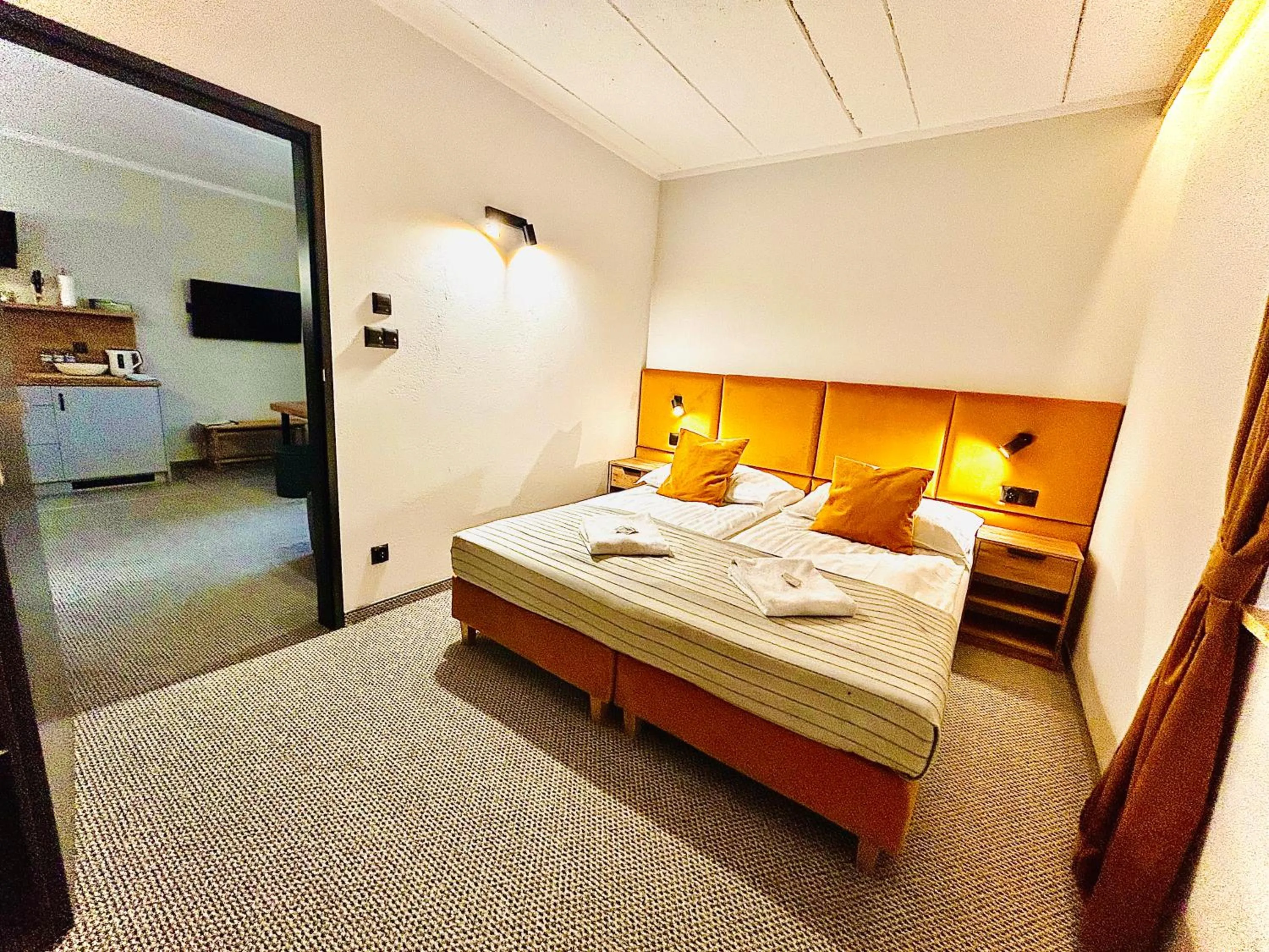 Bed in Hotel Czerwone Korale