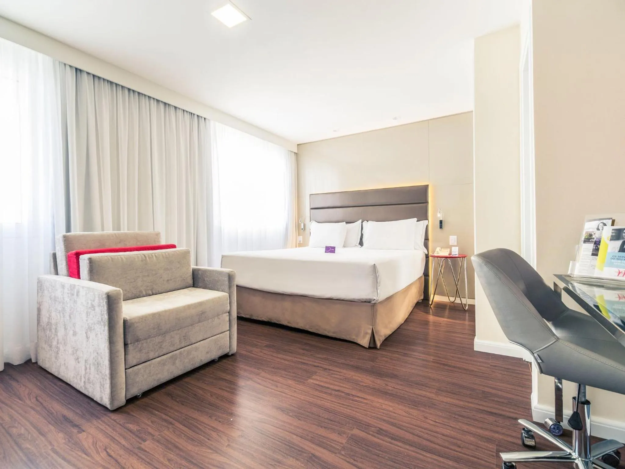 Bedroom, Bed in Mercure Sao Paulo Vila Olimpia