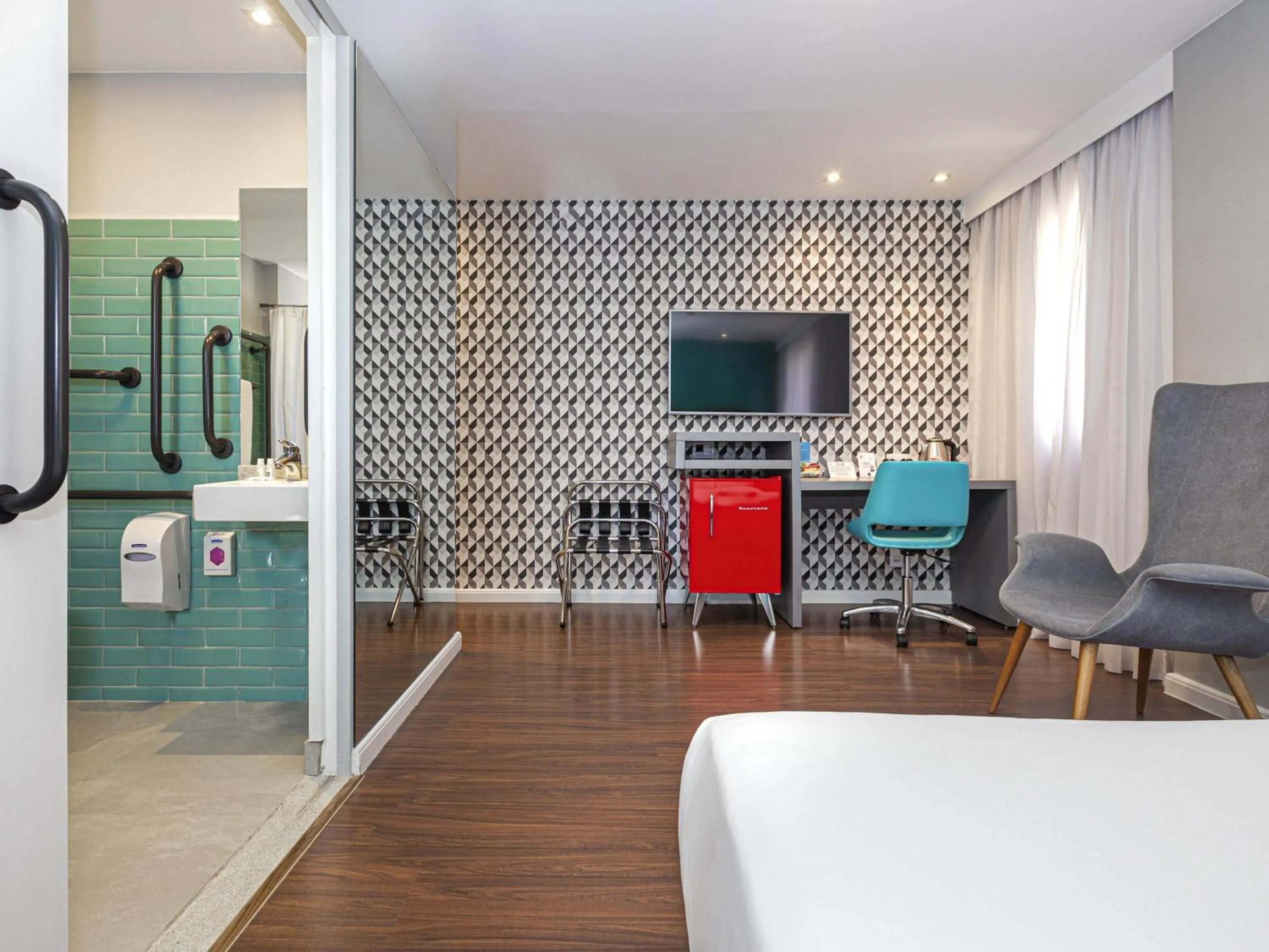 Bedroom in Mercure Sao Paulo Vila Olimpia