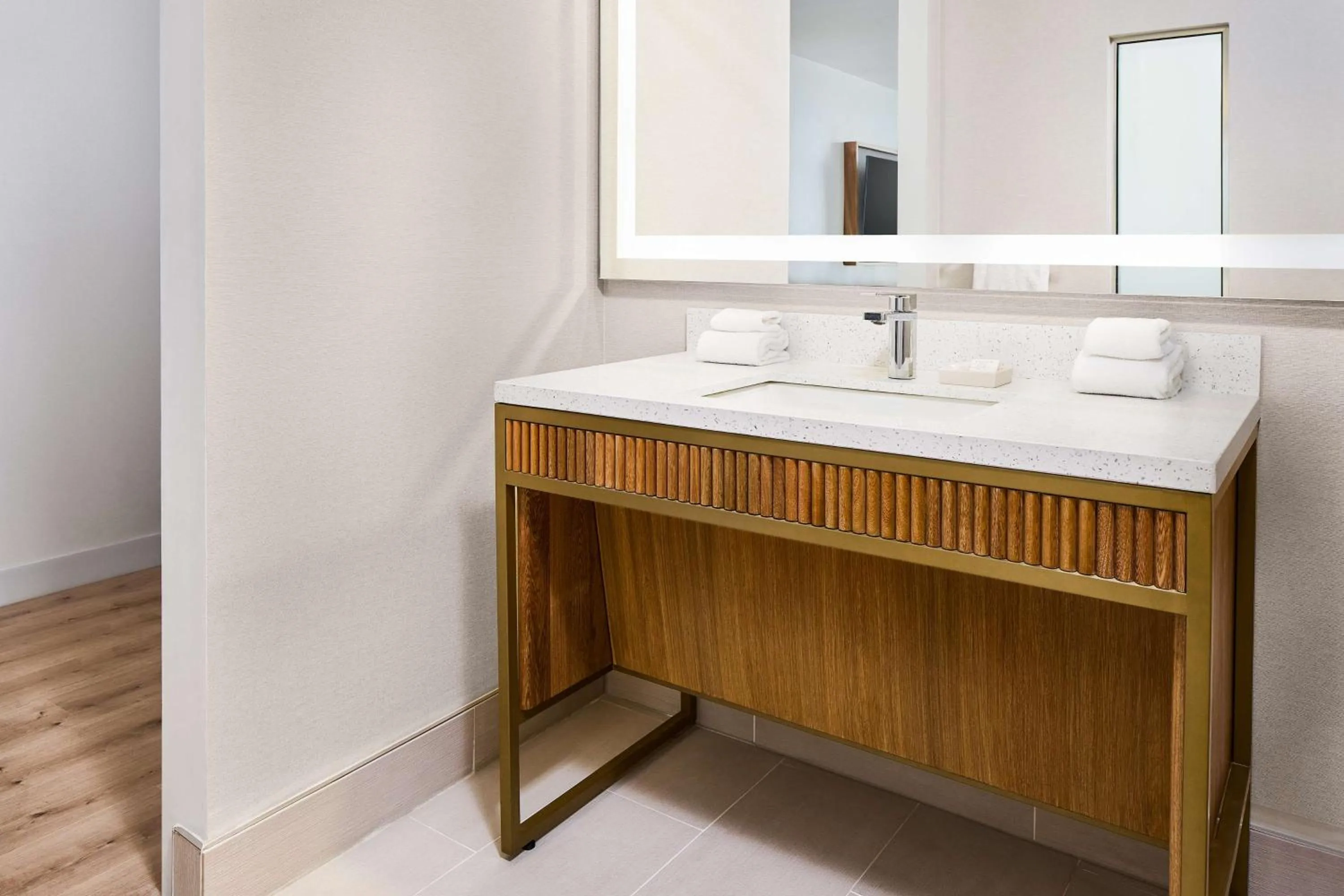 Bathroom in Faro Blanco Resort Marathon Florida Keys, Curio by Hilton