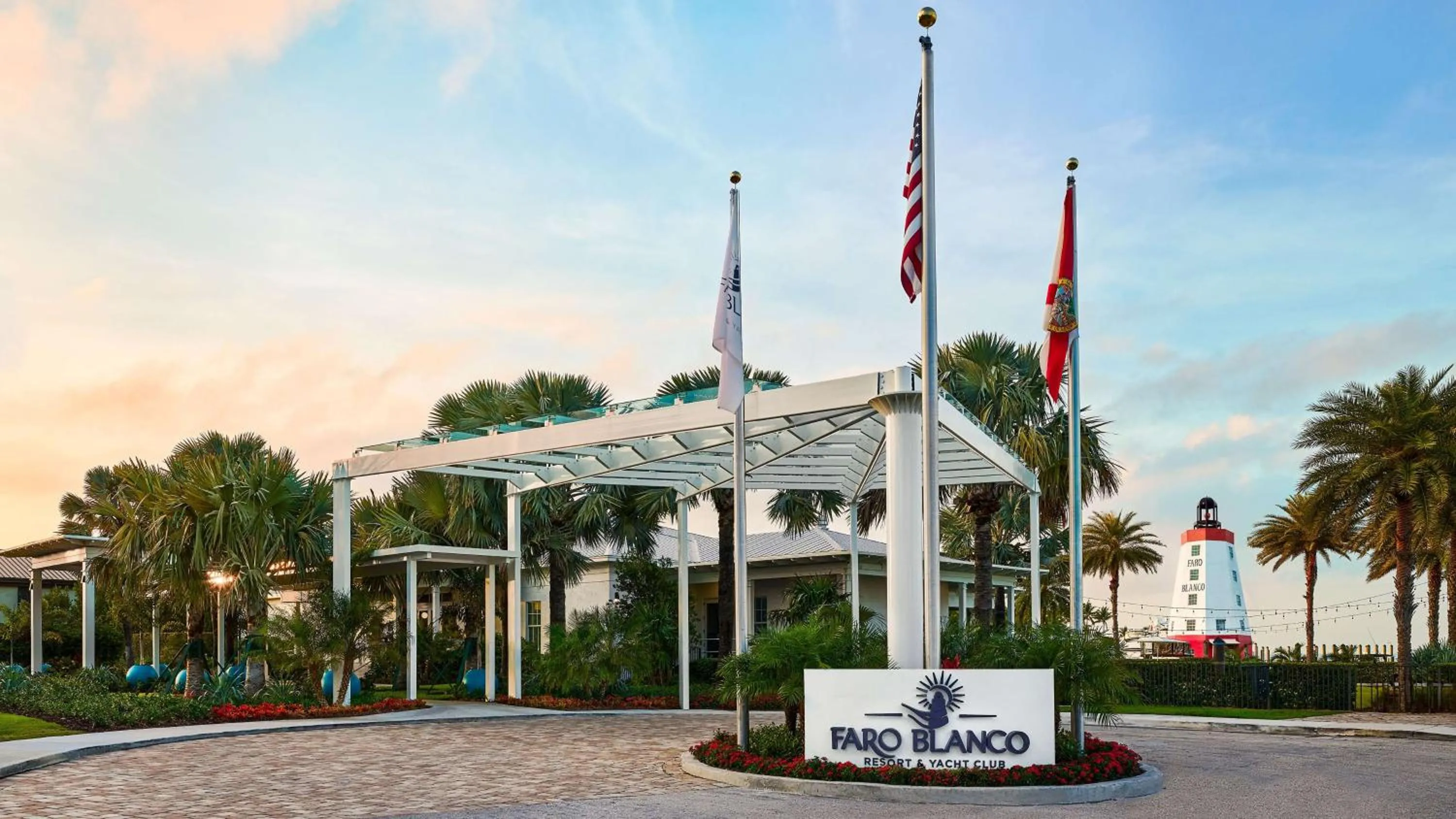 Property building in Faro Blanco Resort Marathon Florida Keys, Curio by Hilton