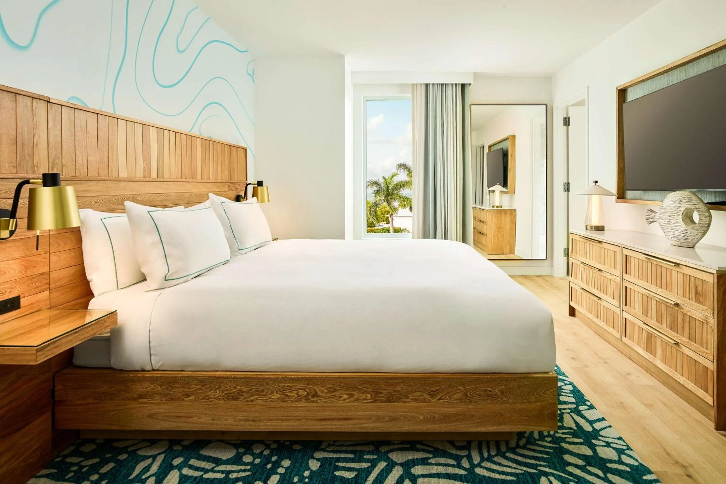 Bed in Faro Blanco Resort Marathon Florida Keys, Curio by Hilton