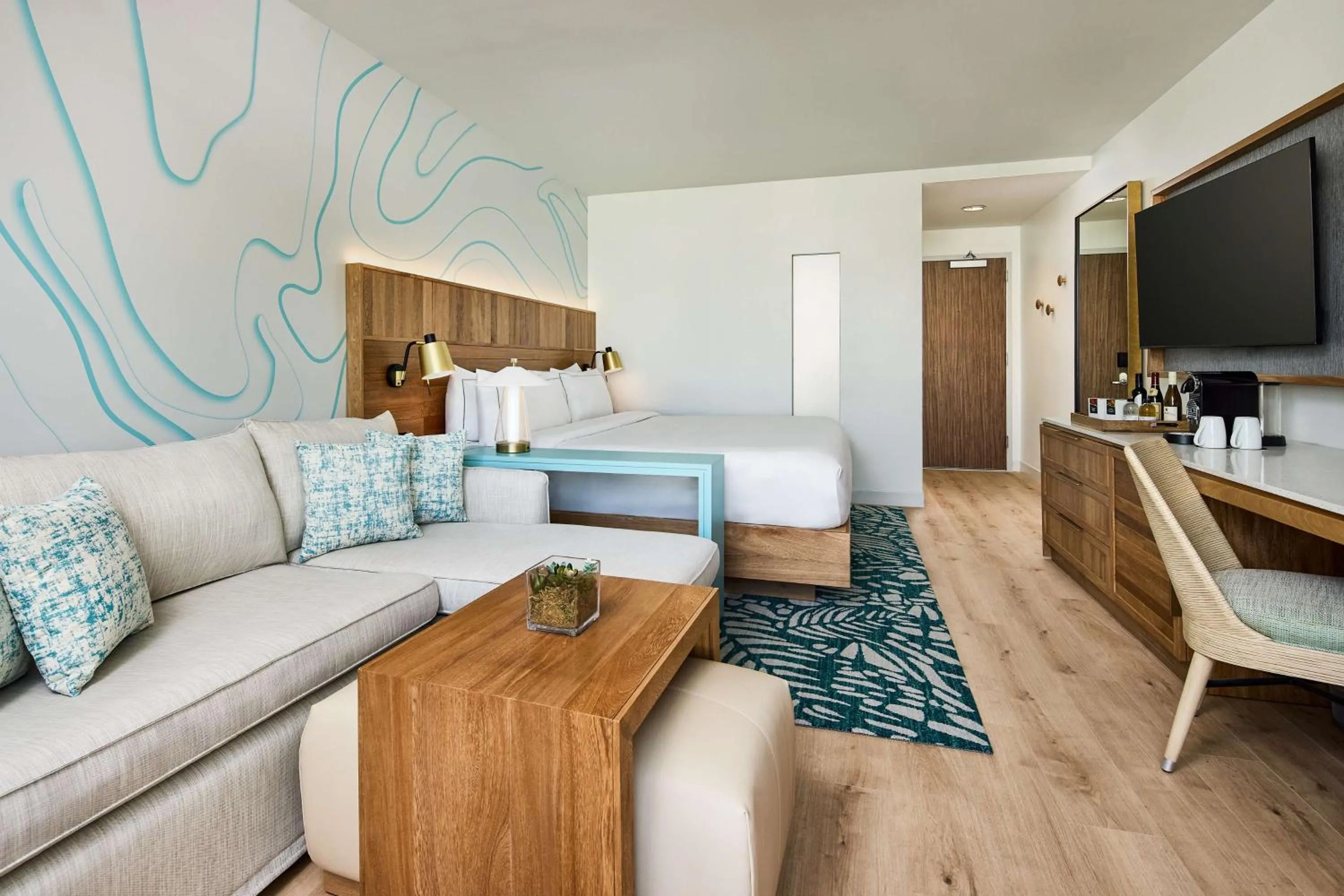 Living room in Faro Blanco Resort Marathon Florida Keys, Curio by Hilton