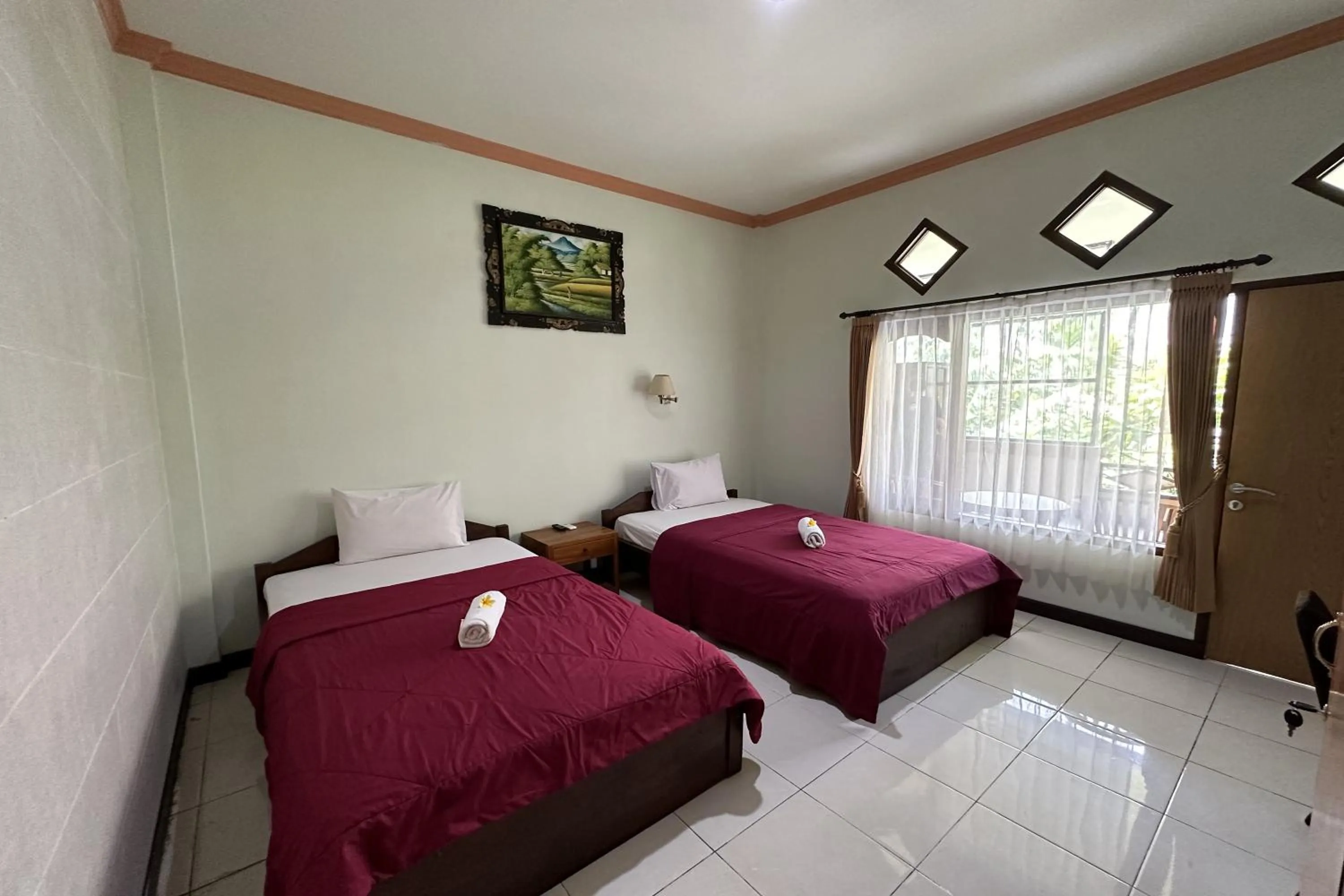 Bed in Taxa Raya Guest House