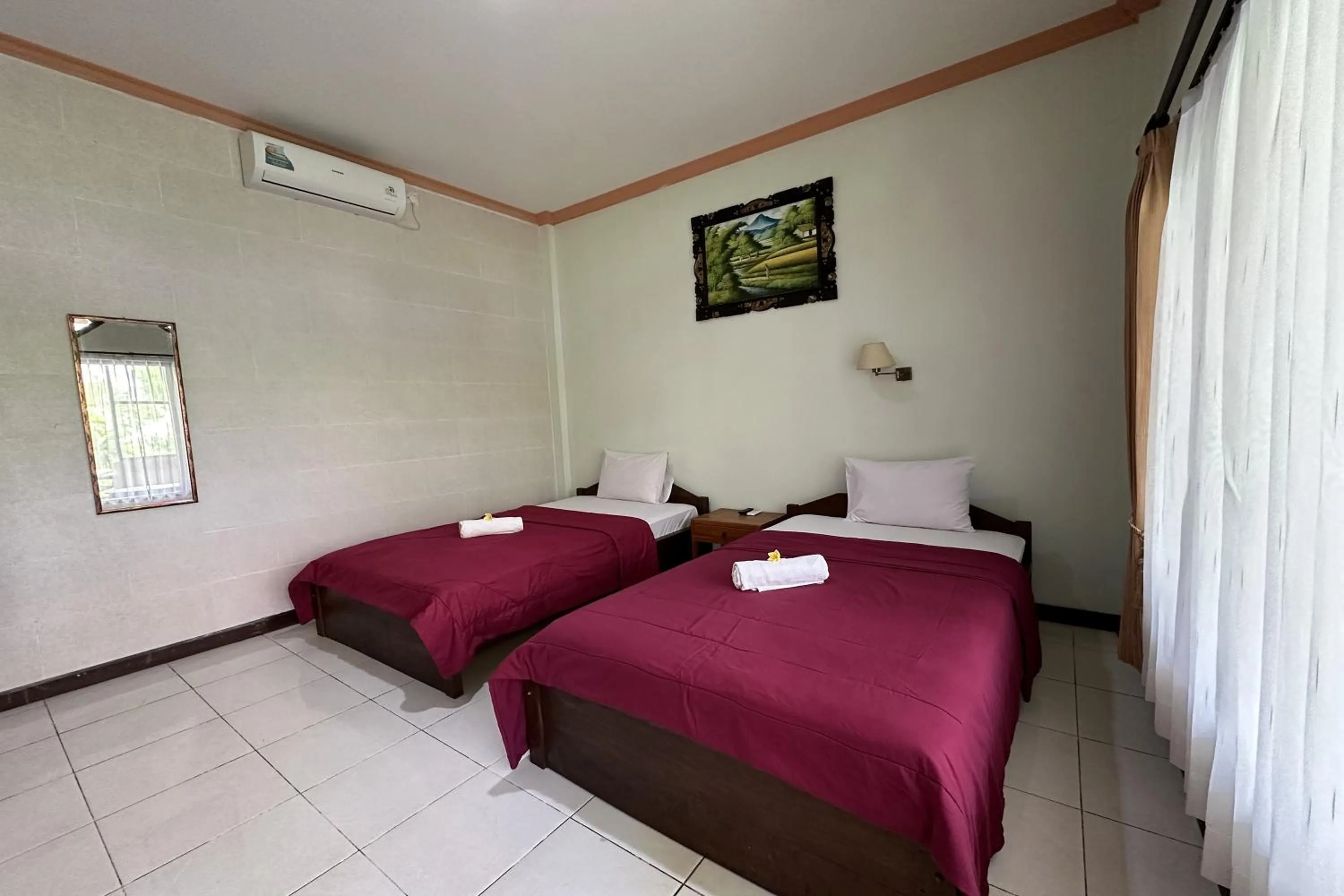 Bed in Taxa Raya Guest House