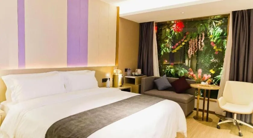 Bed in Lavande Hotel Shenzhen Dongmen Shuibeicuizhu Metro Station