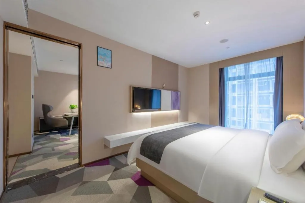 Bed in Lavande Hotel Shenzhen Dongmen Shuibeicuizhu Metro Station
