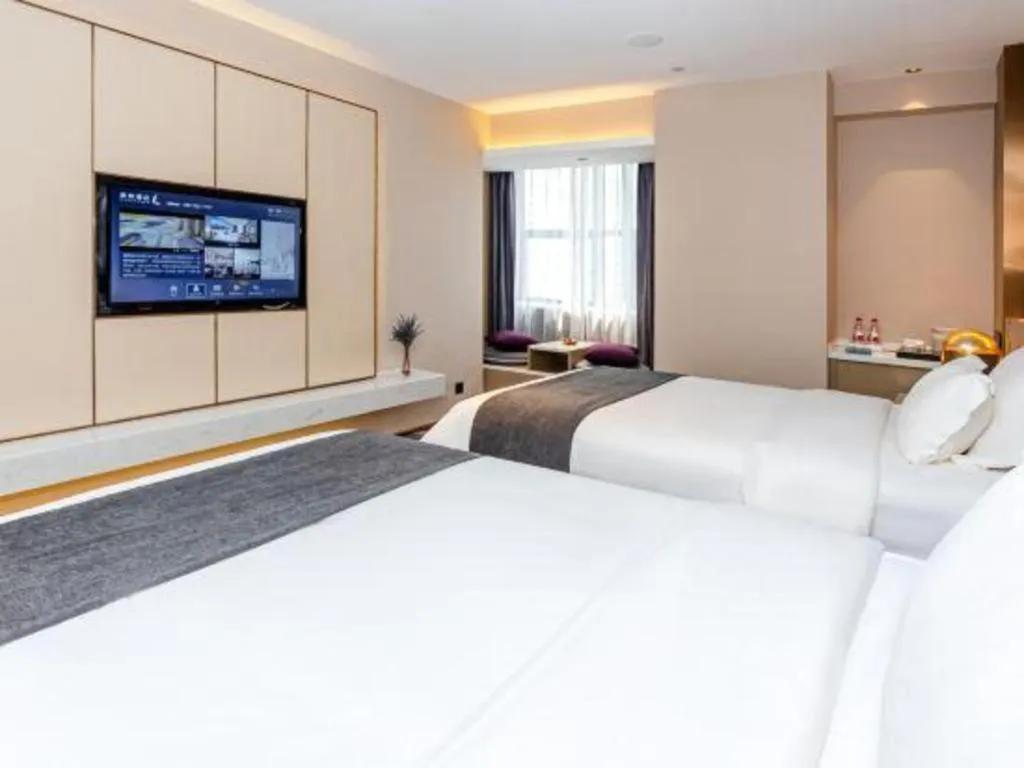 Bed in Lavande Hotel Shenzhen Dongmen Shuibeicuizhu Metro Station