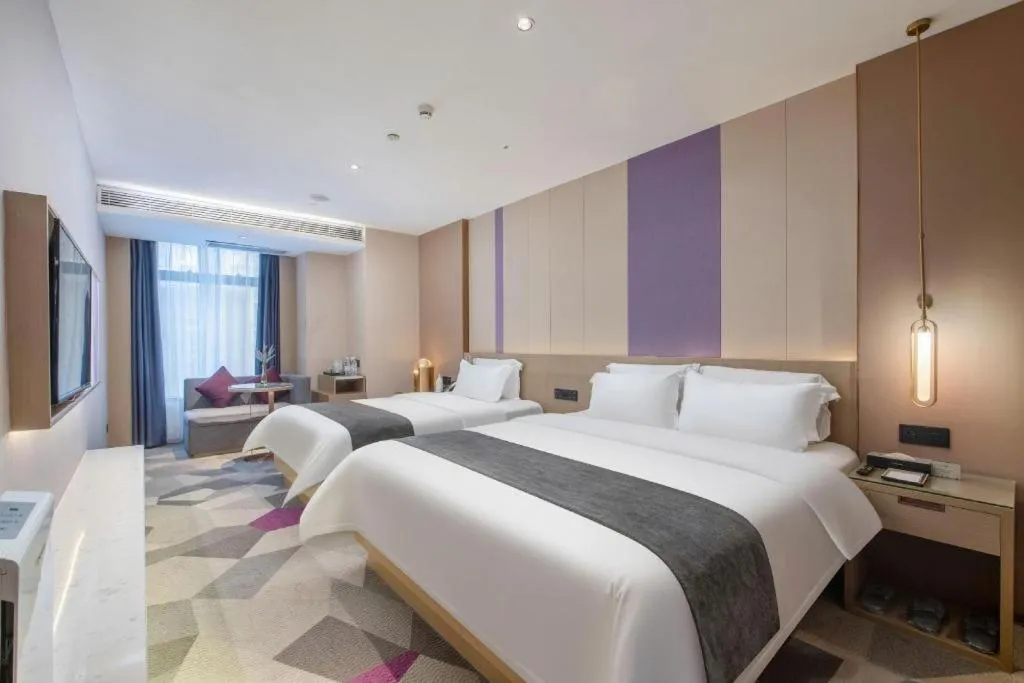 Bed in Lavande Hotel Shenzhen Dongmen Shuibeicuizhu Metro Station