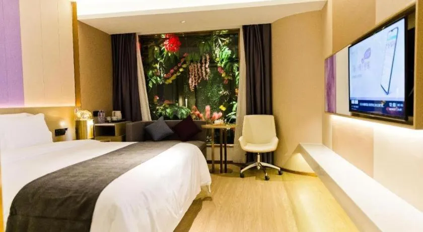 Bed in Lavande Hotel Shenzhen Dongmen Shuibeicuizhu Metro Station