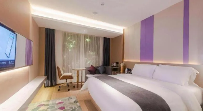 Bed in Lavande Hotel Shenzhen Dongmen Shuibeicuizhu Metro Station