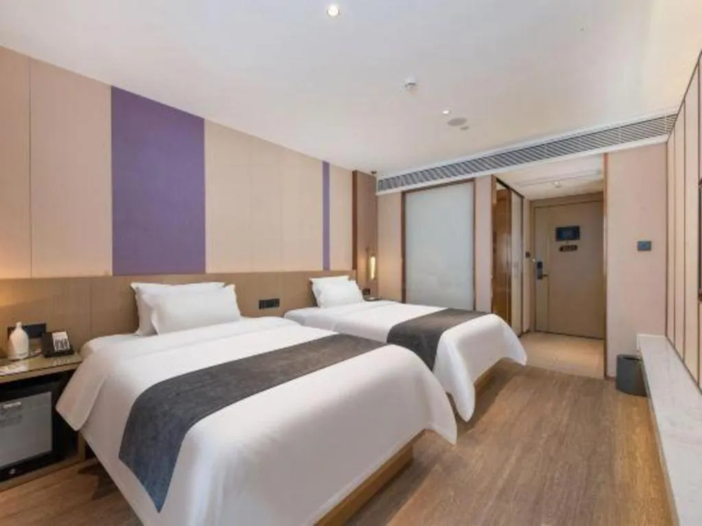 Bed in Lavande Hotel Shenzhen Dongmen Shuibeicuizhu Metro Station