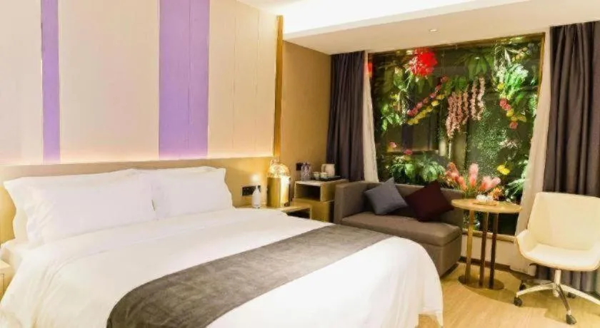 Bed in Lavande Hotel Shenzhen Dongmen Shuibeicuizhu Metro Station