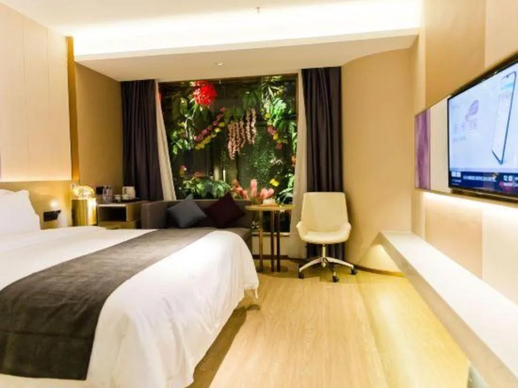 Bed in Lavande Hotel Shenzhen Dongmen Shuibeicuizhu Metro Station