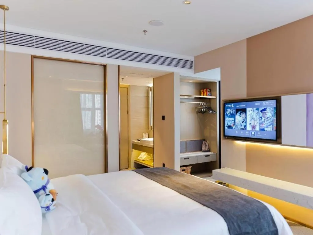 Bed in Lavande Hotel Shenzhen Dongmen Shuibeicuizhu Metro Station