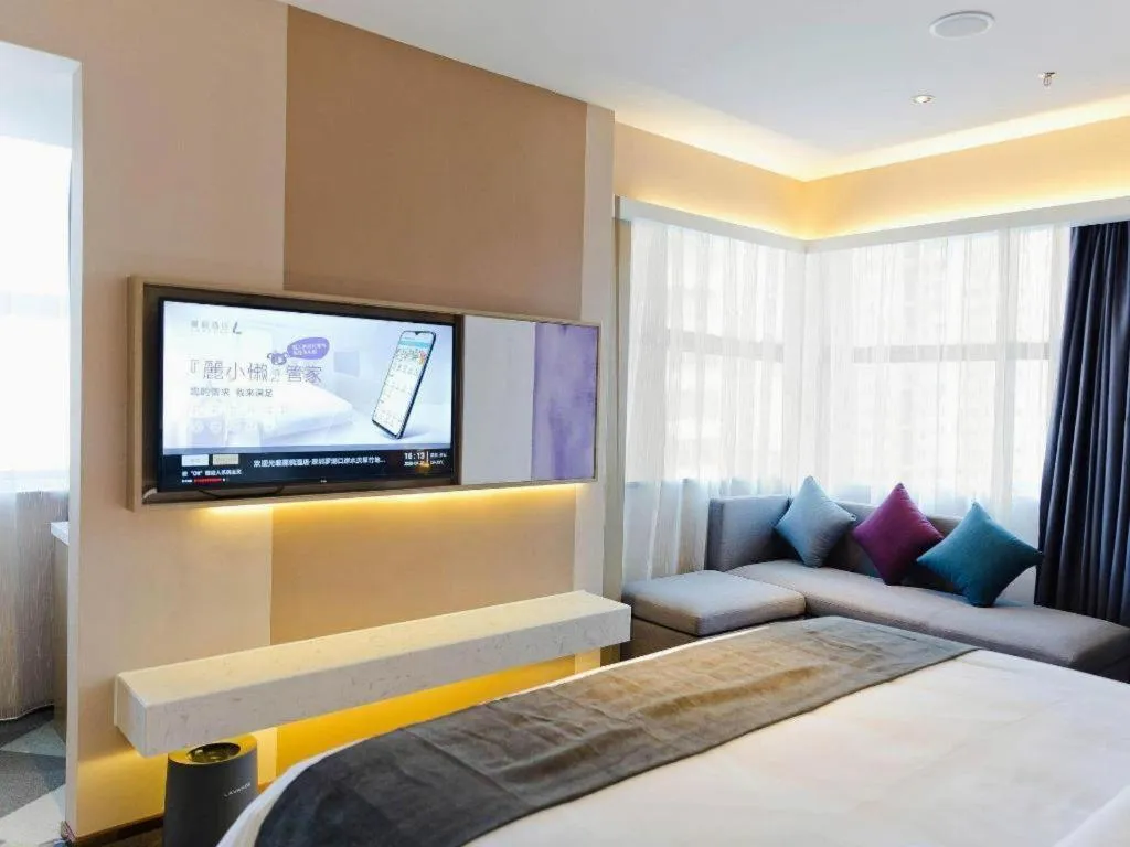 Bed in Lavande Hotel Shenzhen Dongmen Shuibeicuizhu Metro Station