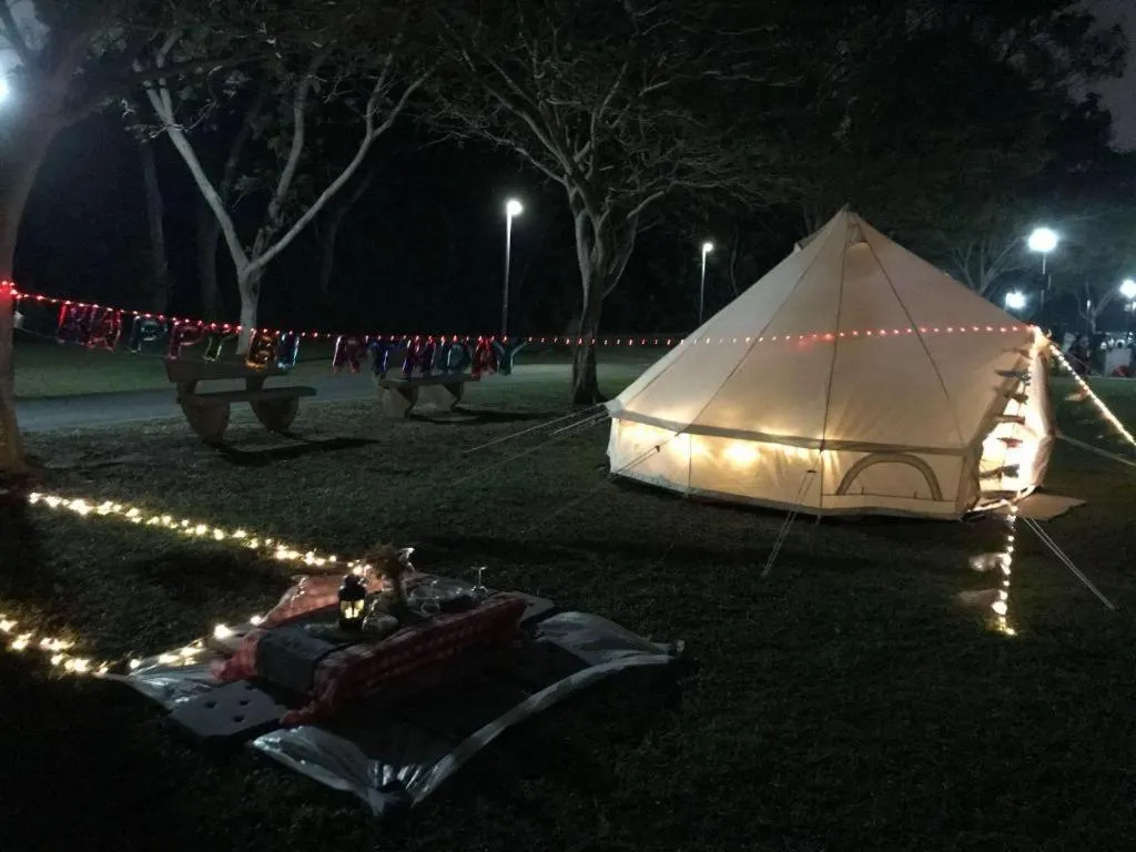Glamping kaki singapore-Standard medium bell tent