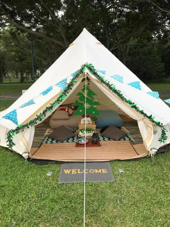 Glamping kaki singapore-Standard medium bell tent