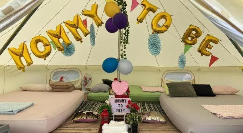 Glamping kaki singapore-Standard medium bell tent