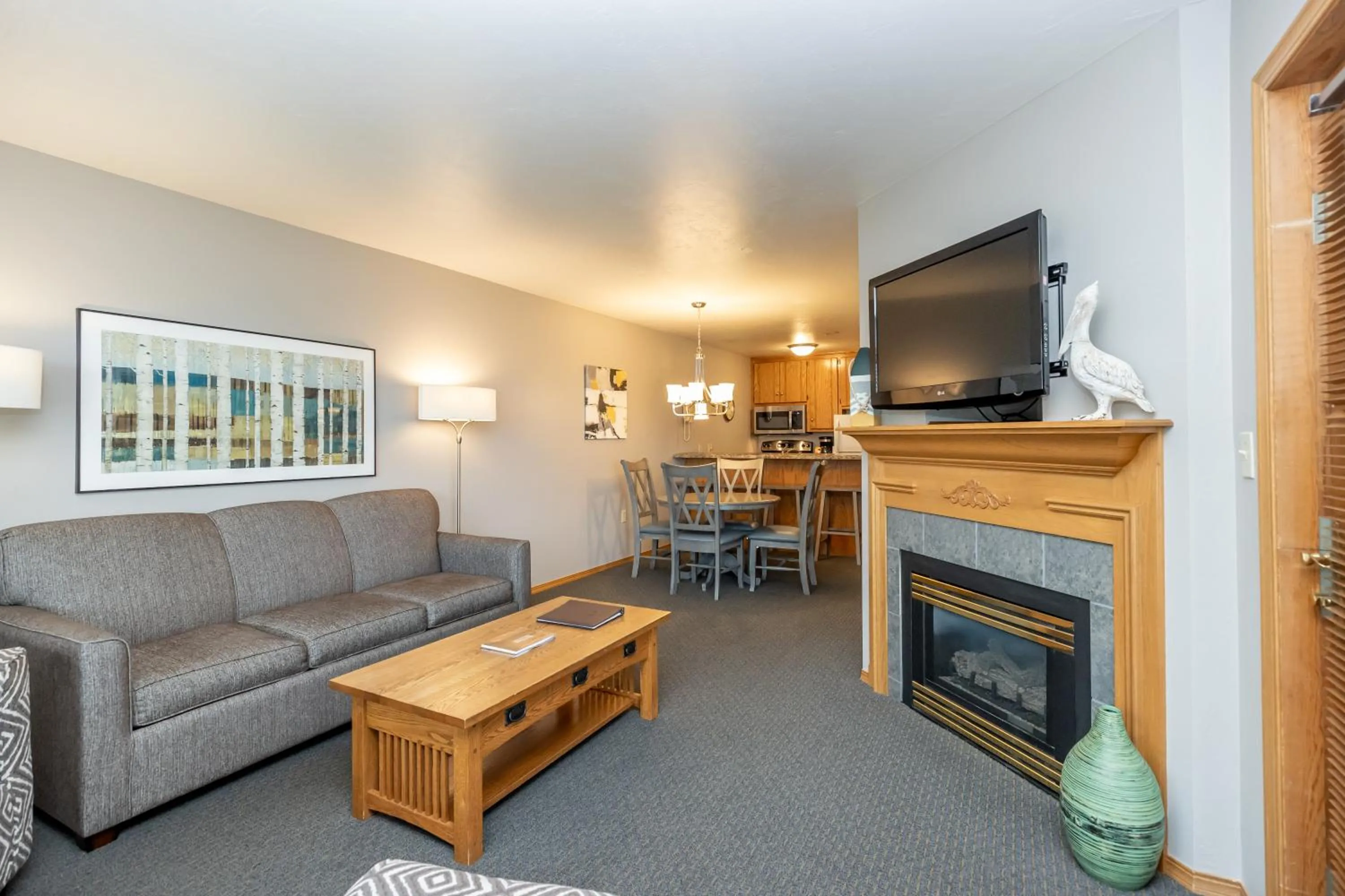 Living room in Westwood Shores Waterfront Resort