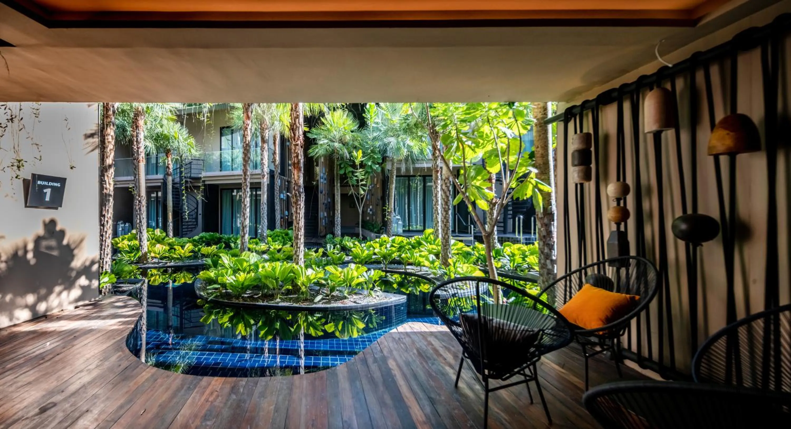 Pool view in Luminous Resort & Spa by Areca