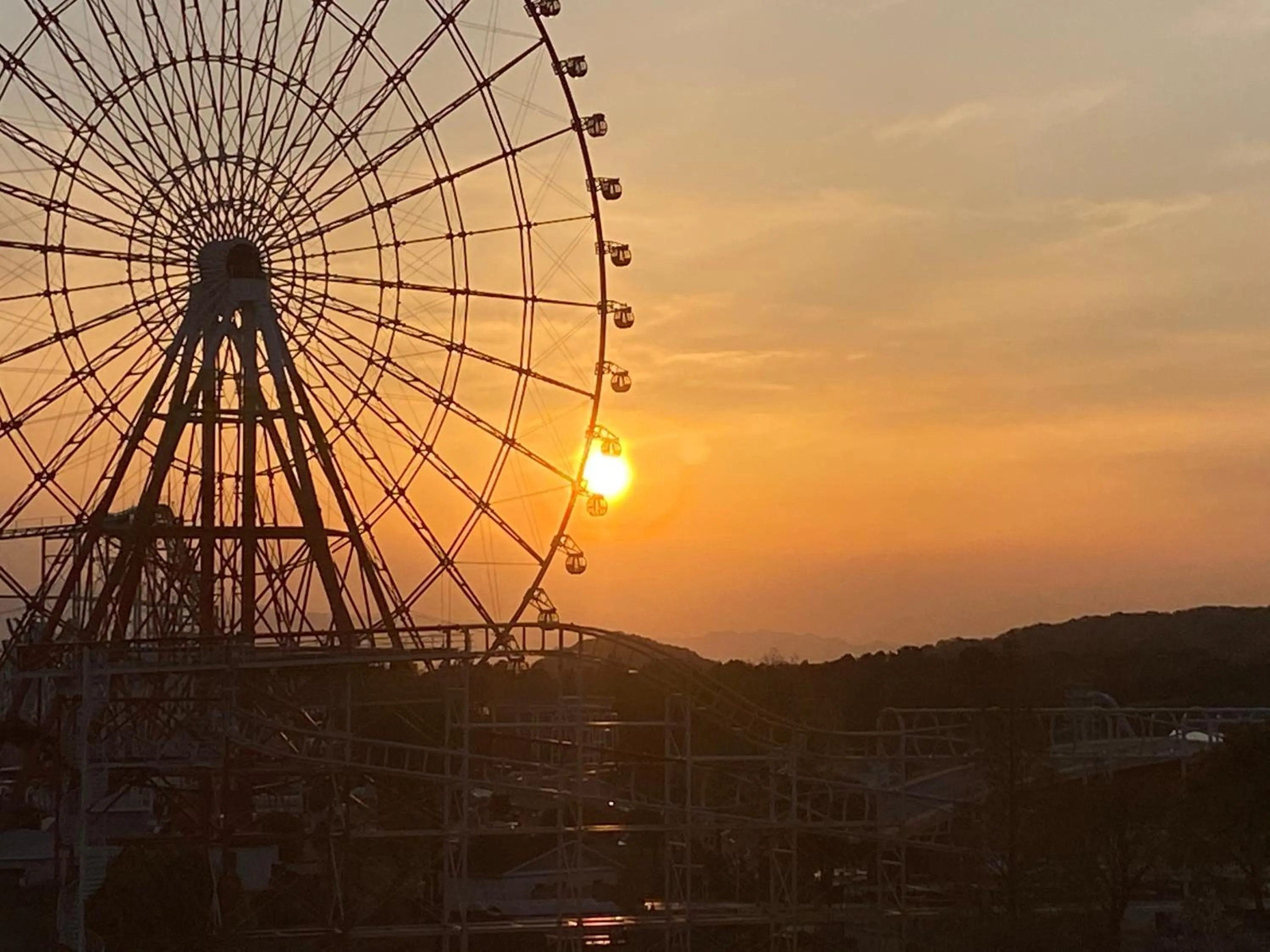 Sunset in hotel VERDE