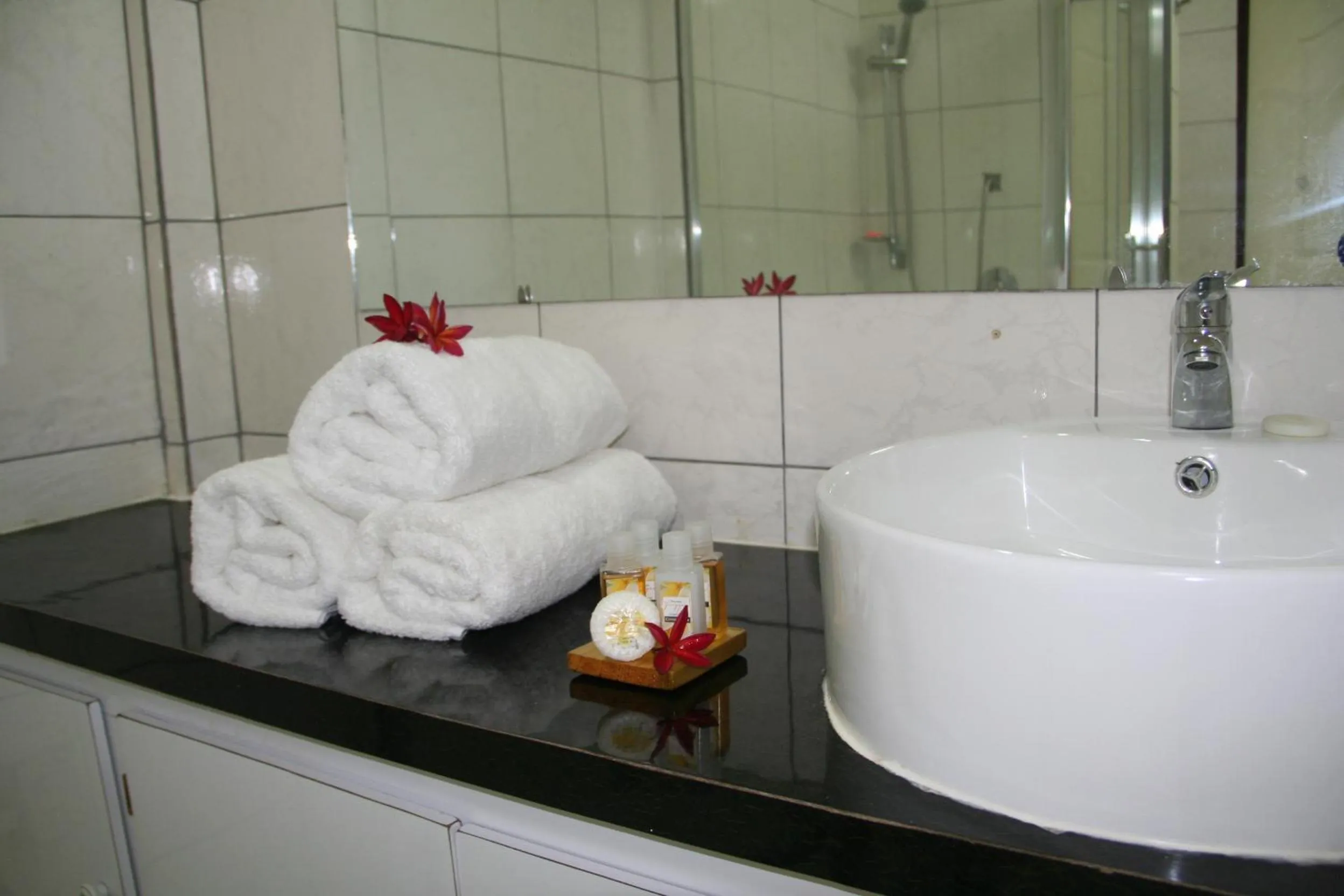 Bathroom in Moatoga Hotel