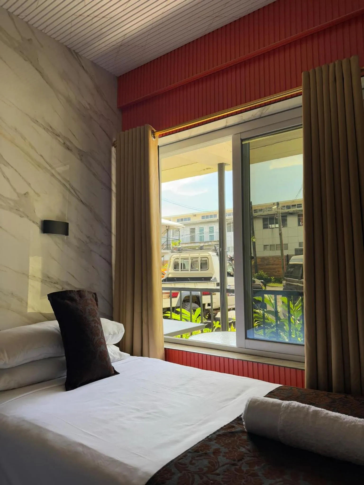 Bed in Moatoga Hotel