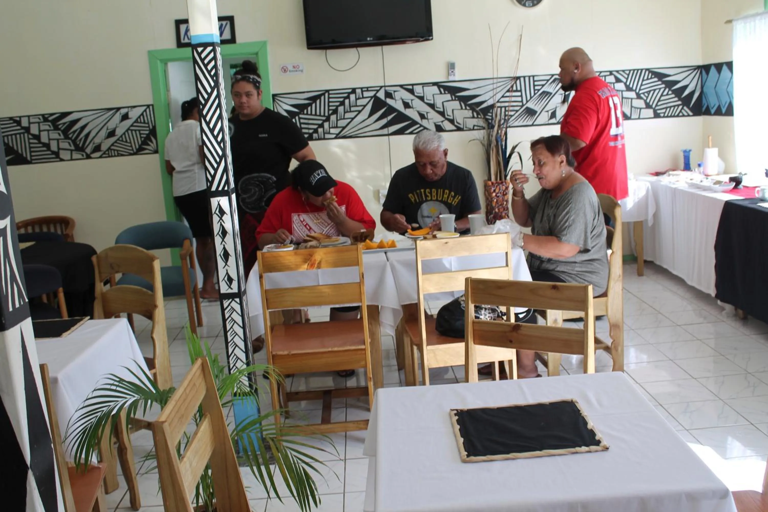 Dining area in Moatoga Hotel