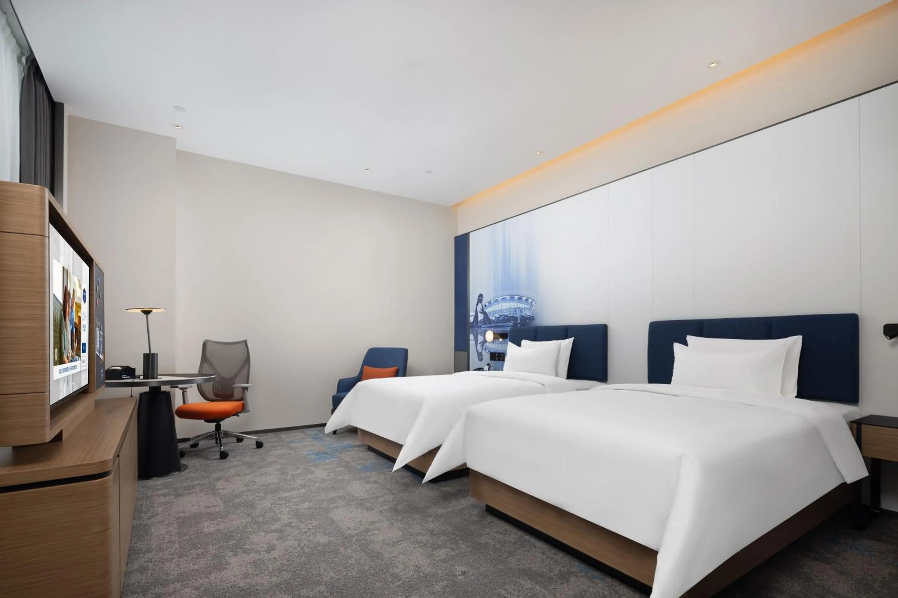 Bed in Hampton by Hilton Dongguan Liaobu Songshan Lake Avenue