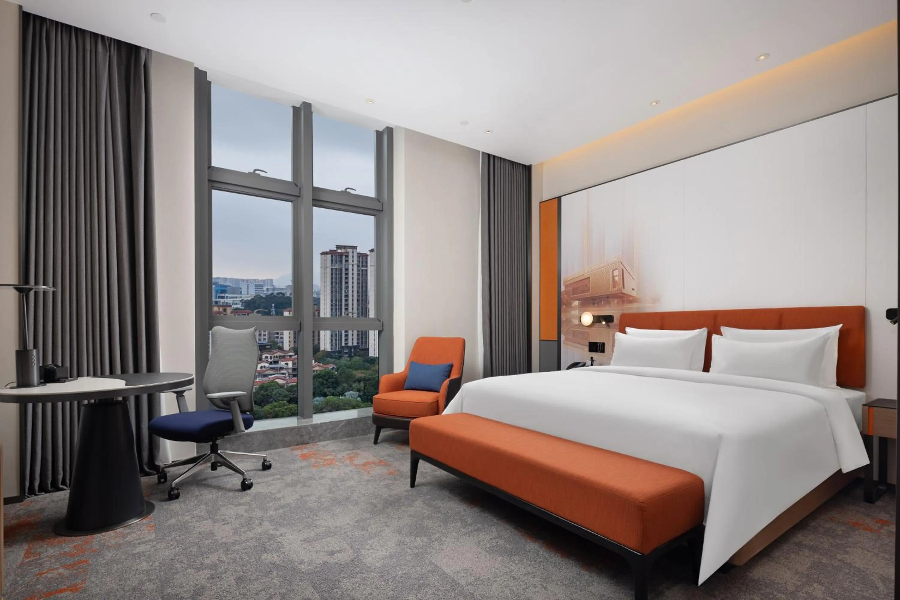 Bed in Hampton by Hilton Dongguan Liaobu Songshan Lake Avenue