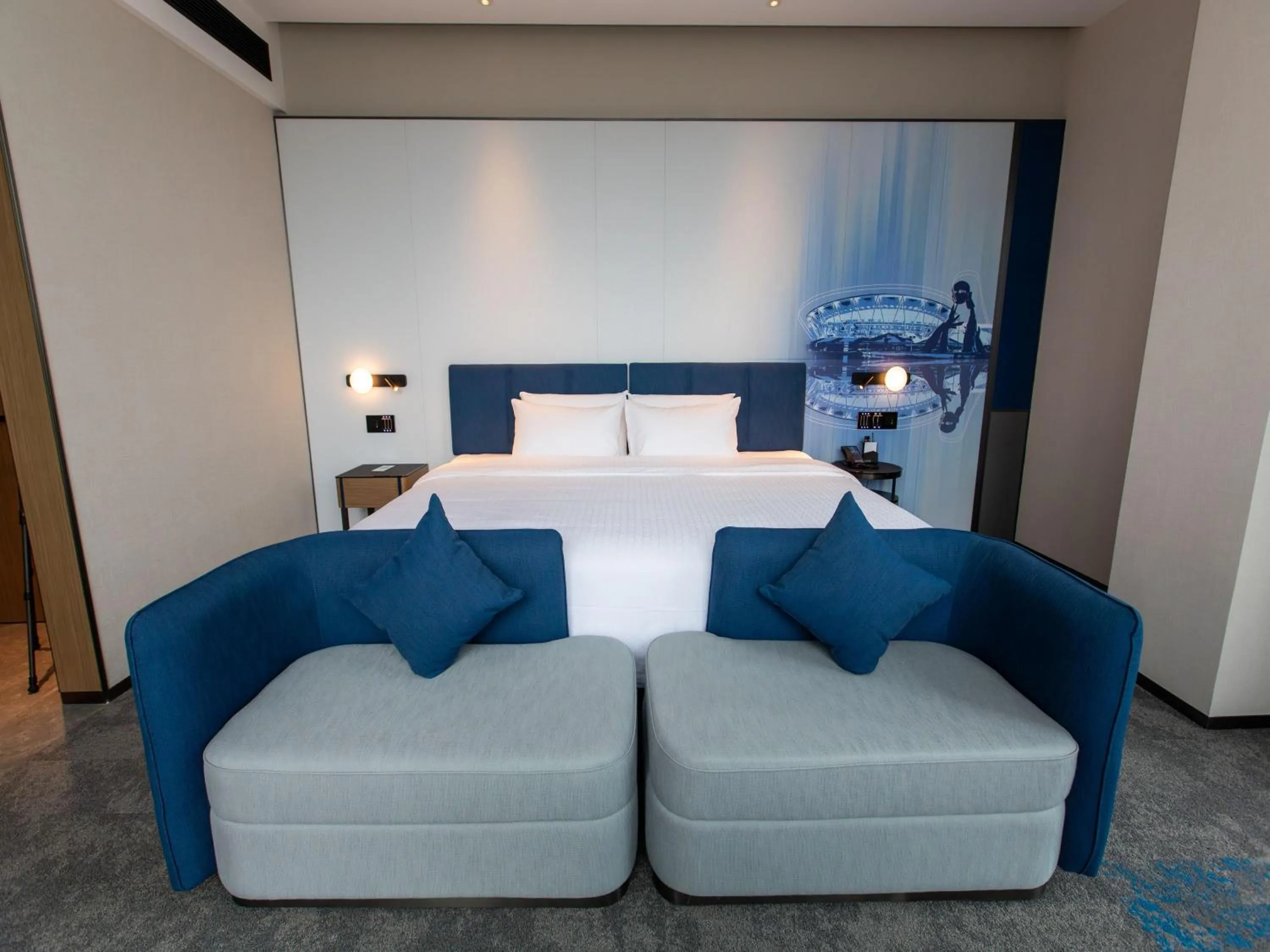 Property building, Bed in Hampton by Hilton Dongguan Liaobu Songshan Lake Avenue