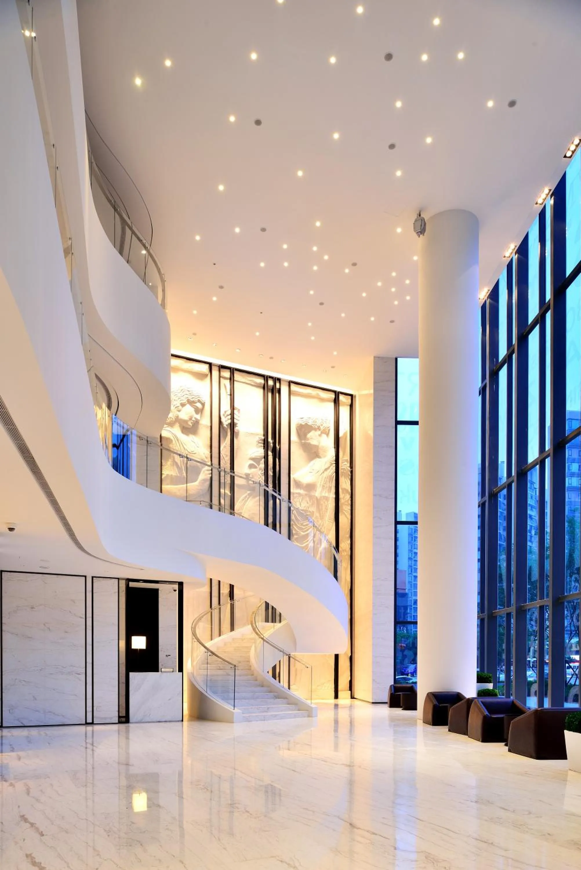 Lobby or reception in Wuhan Ziyuan Hotel