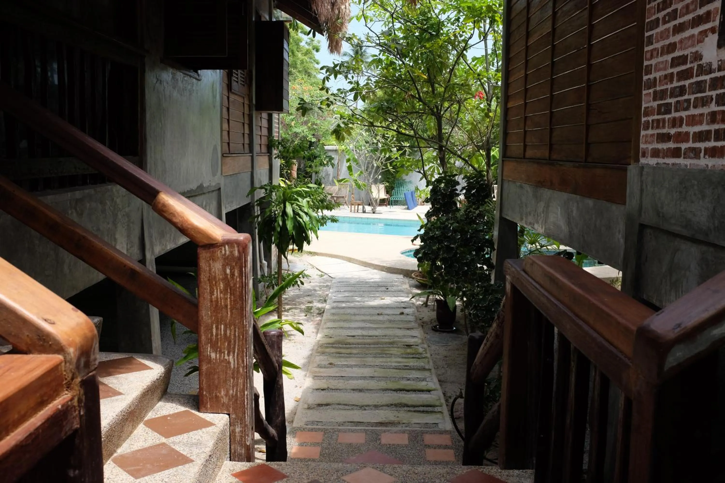 Garden view in Panji Panji Tropical Wooden Home